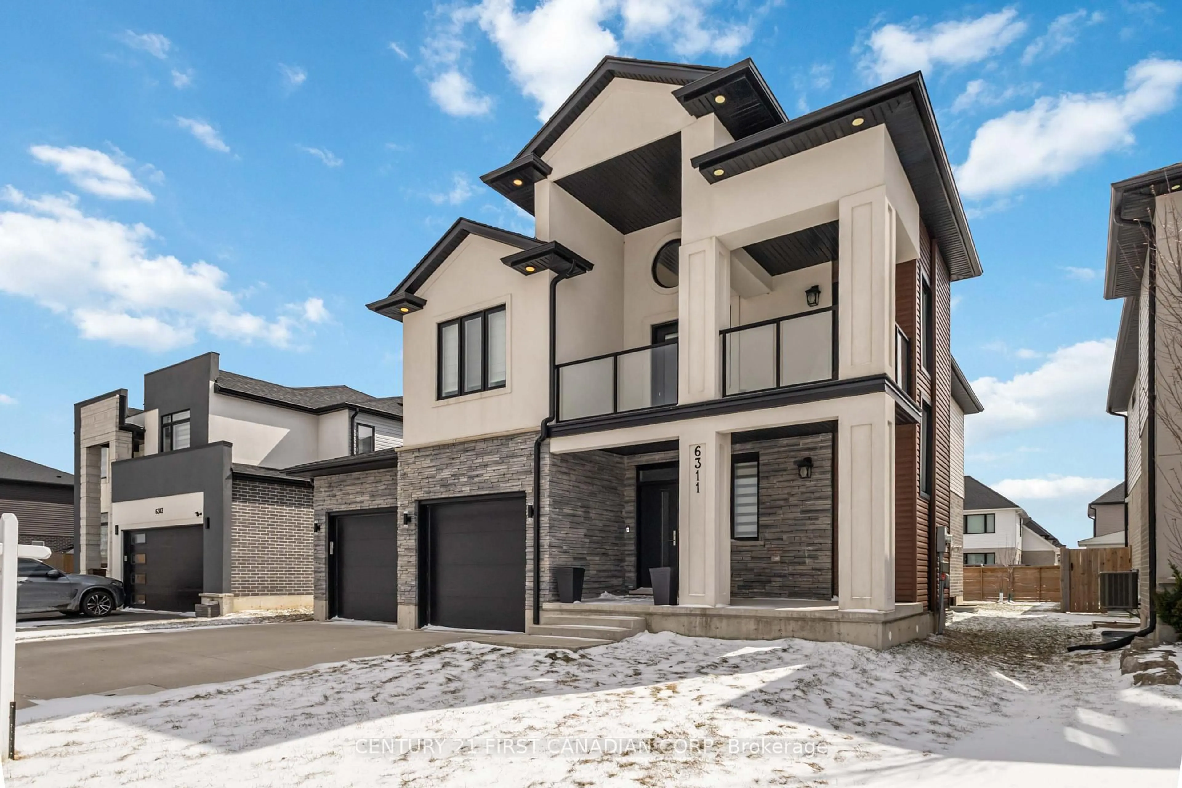 Home with brick exterior material, street for 6311 Old Garrison Blvd, London South Ontario N6P 0A8