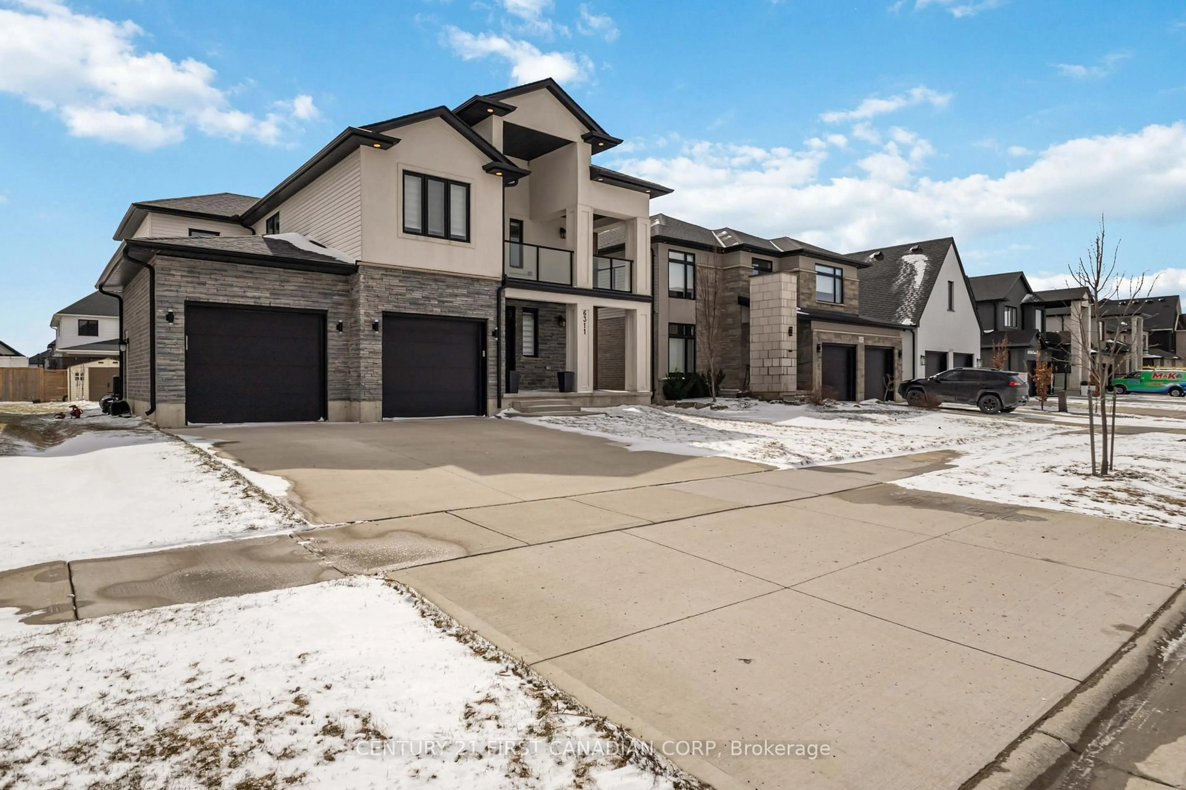 Home with brick exterior material, street for 6311 Old Garrison Blvd, London South Ontario N6P 0A8