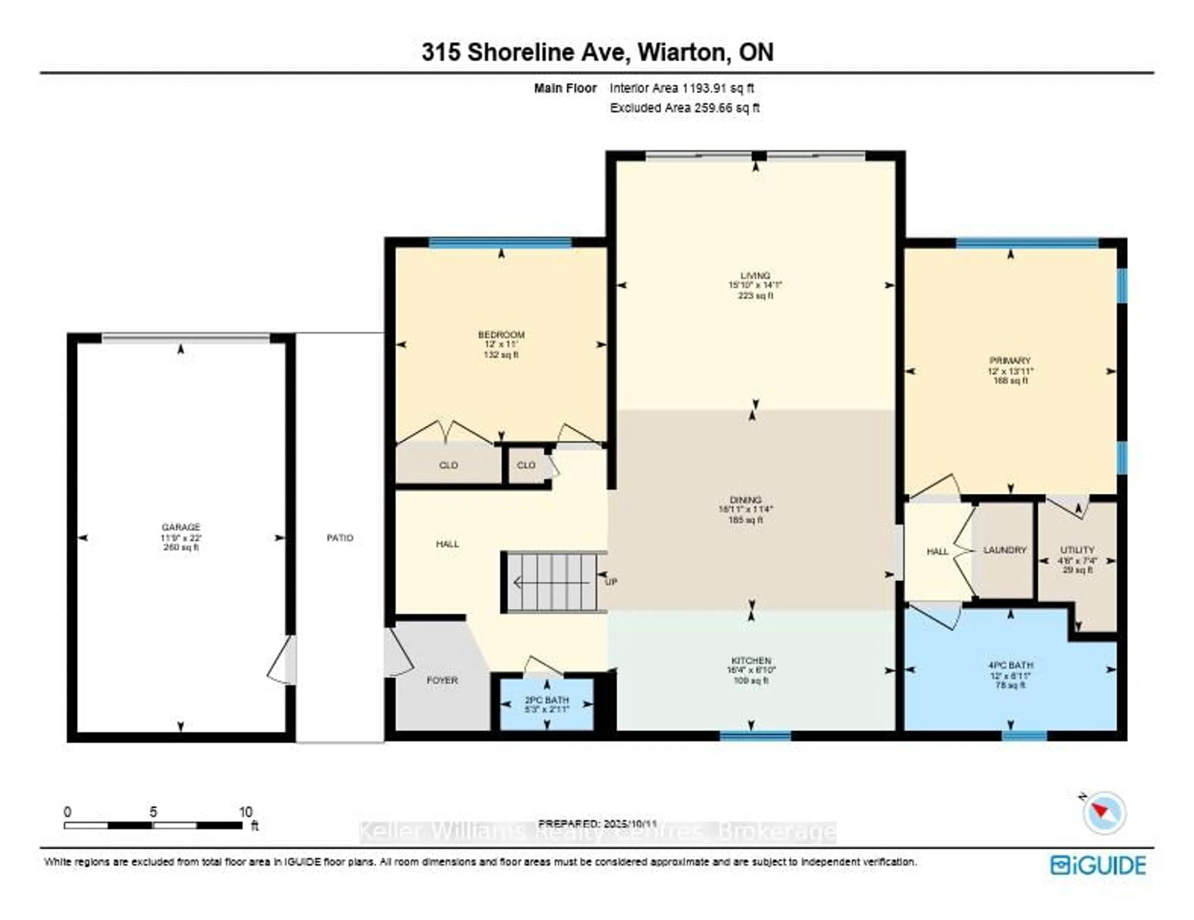 Floor plan for 315 SHORELINE Ave, South Bruce Peninsula Ontario N0H 2T0