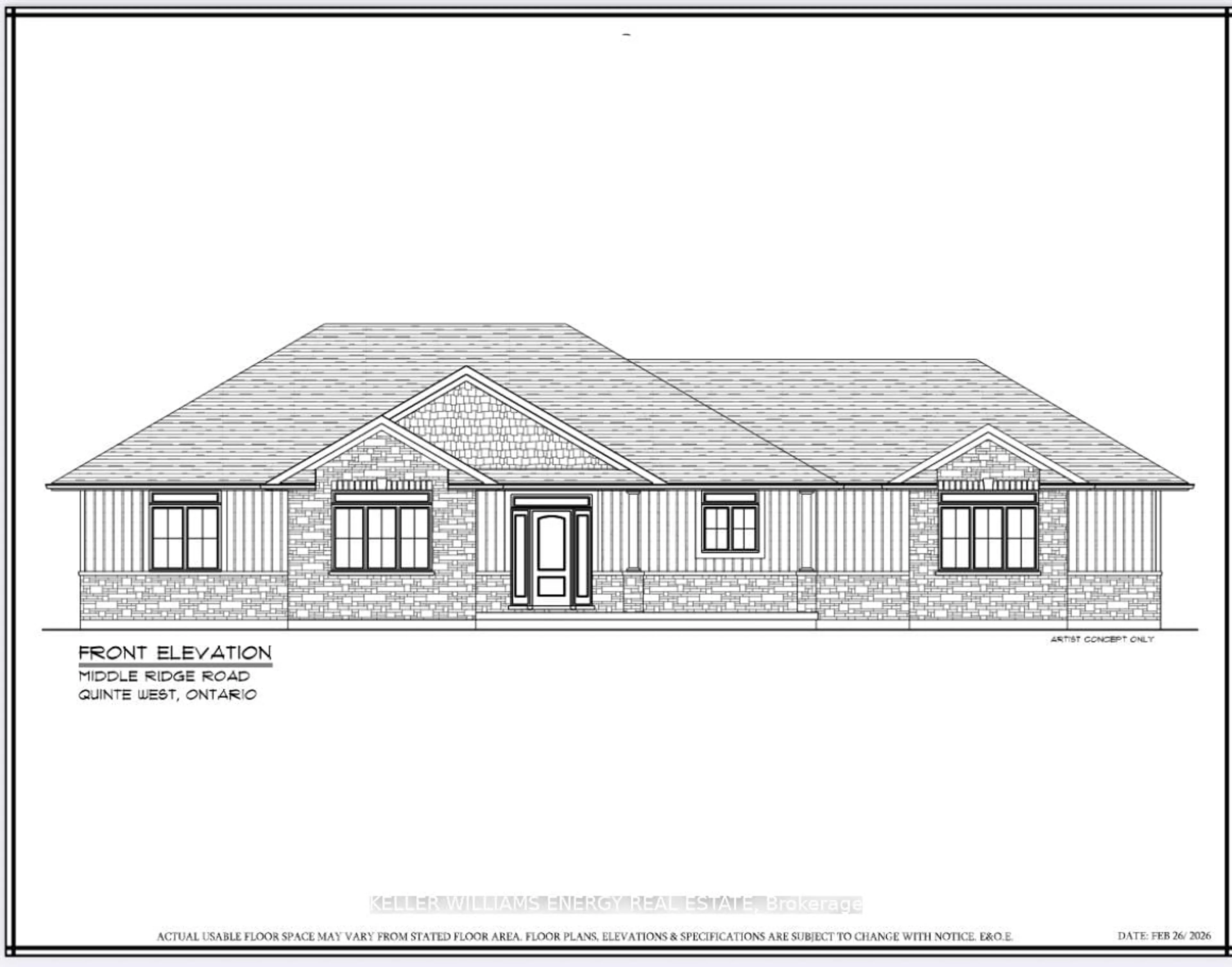 Floor plan for 141 Middle Ridge Rd, Brighton Ontario K0K 1H0