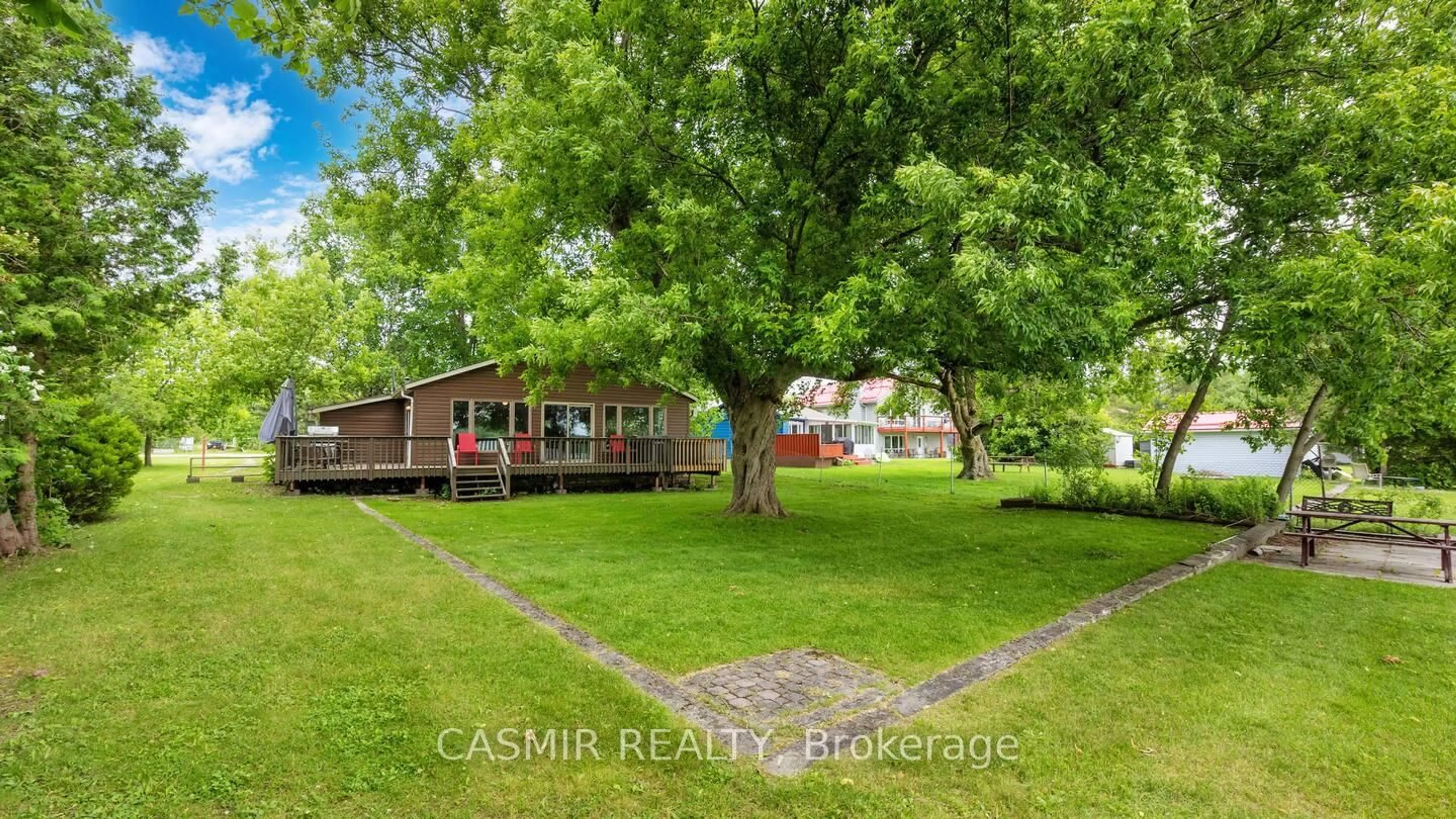 A pic from outside/outdoor area/front of a property/back of a property/a pic from drone, unknown for 207 McGuire Beach Rd, Kawartha Lakes Ontario K0M 2B0