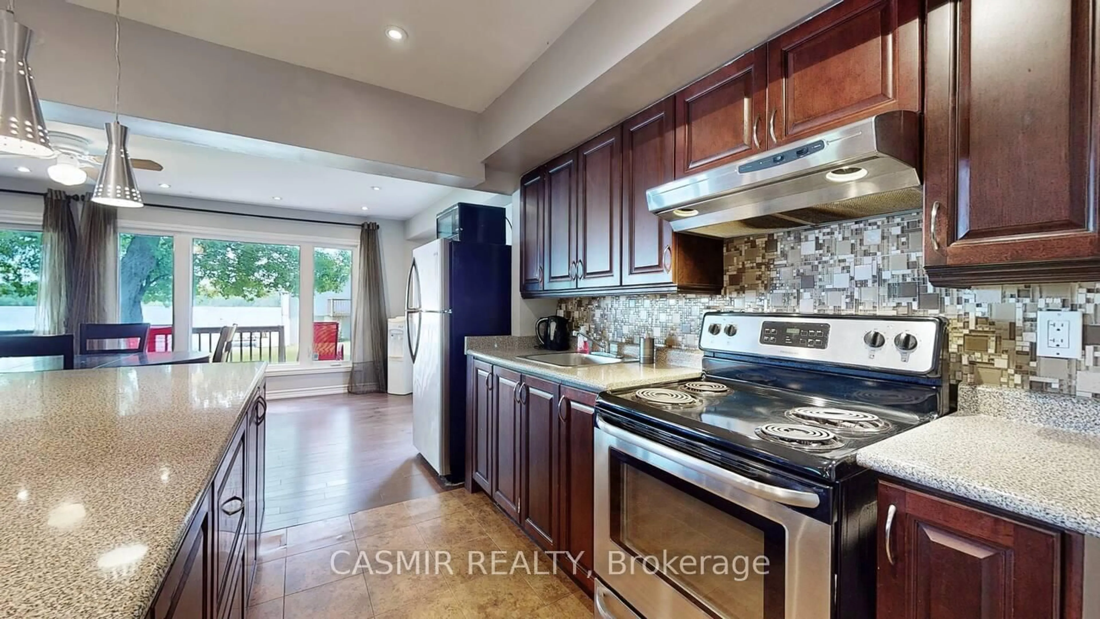 Open concept kitchen, ceramic/tile floor for 207 McGuire Beach Rd, Kawartha Lakes Ontario K0M 2B0