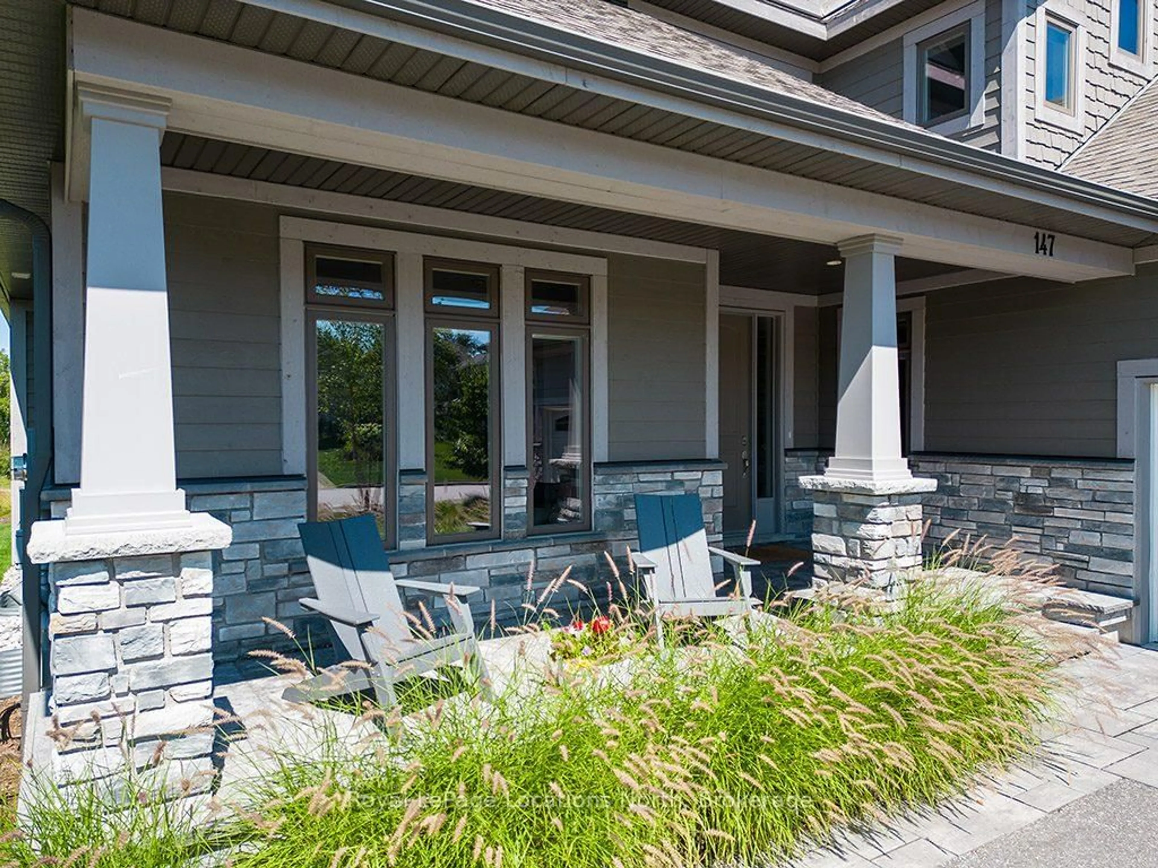 Patio, water/lake/river/ocean view for 147 West Ridge Dr, Blue Mountains Ontario N0H 2P0