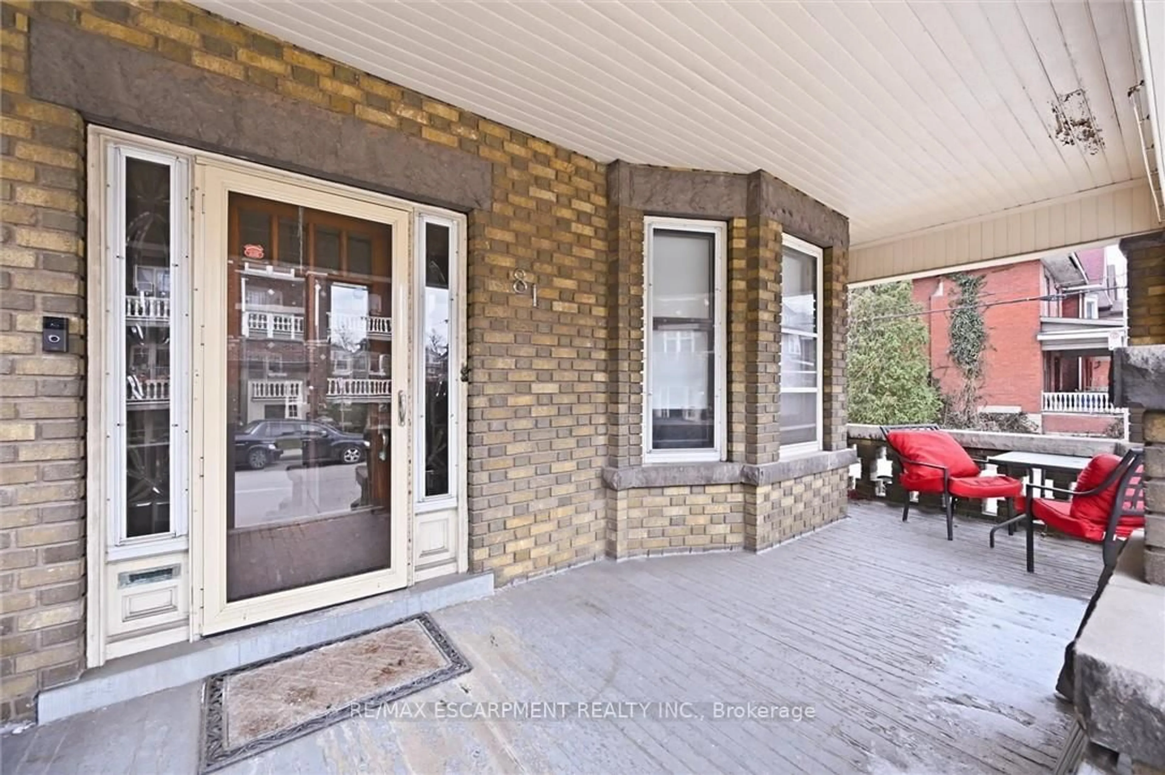 Home with brick exterior material, street for 81 Carrick Ave, Hamilton Ontario L8M 2W4