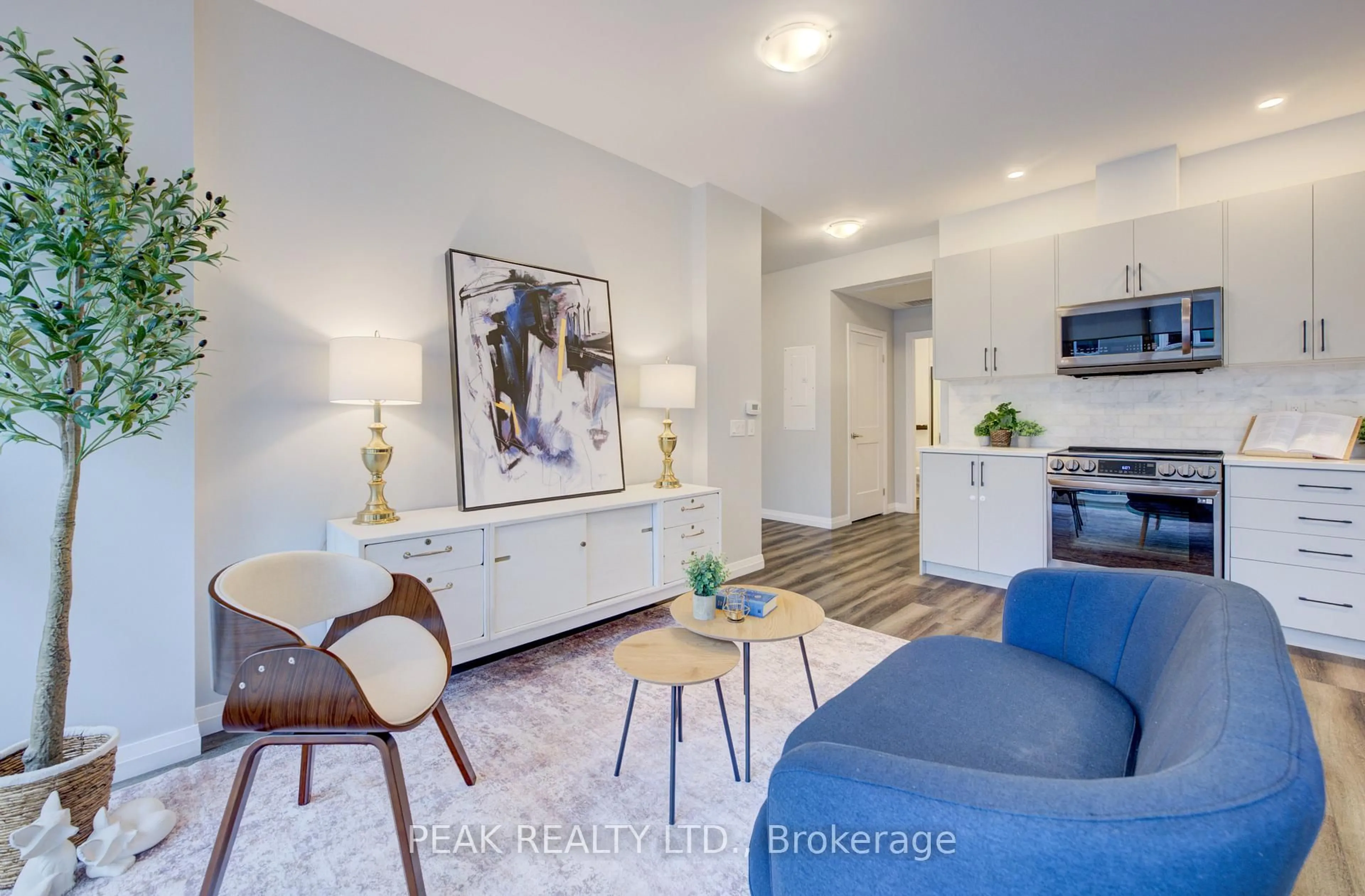 Living room with furniture, unknown for 60 Charles #201, Kitchener Ontario N2G 0C9