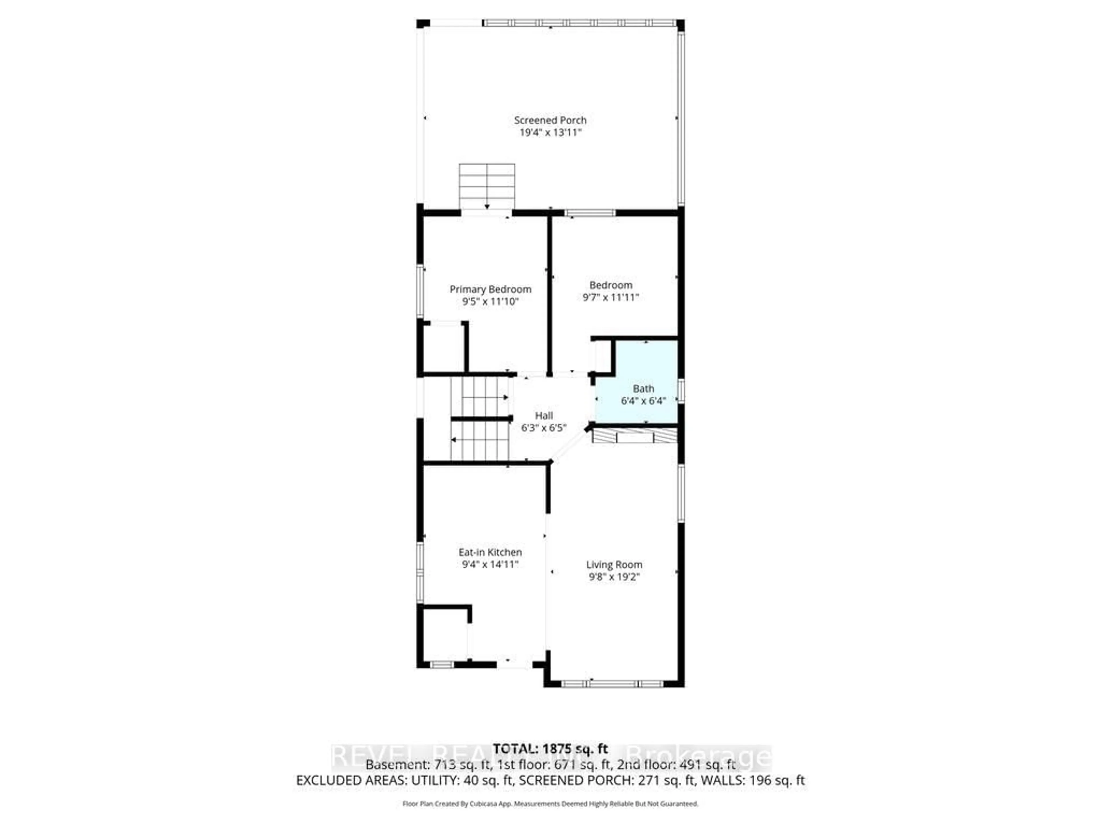 Floor plan for 44 JEFFERSON Ave, Hamilton Ontario L8H 1A7