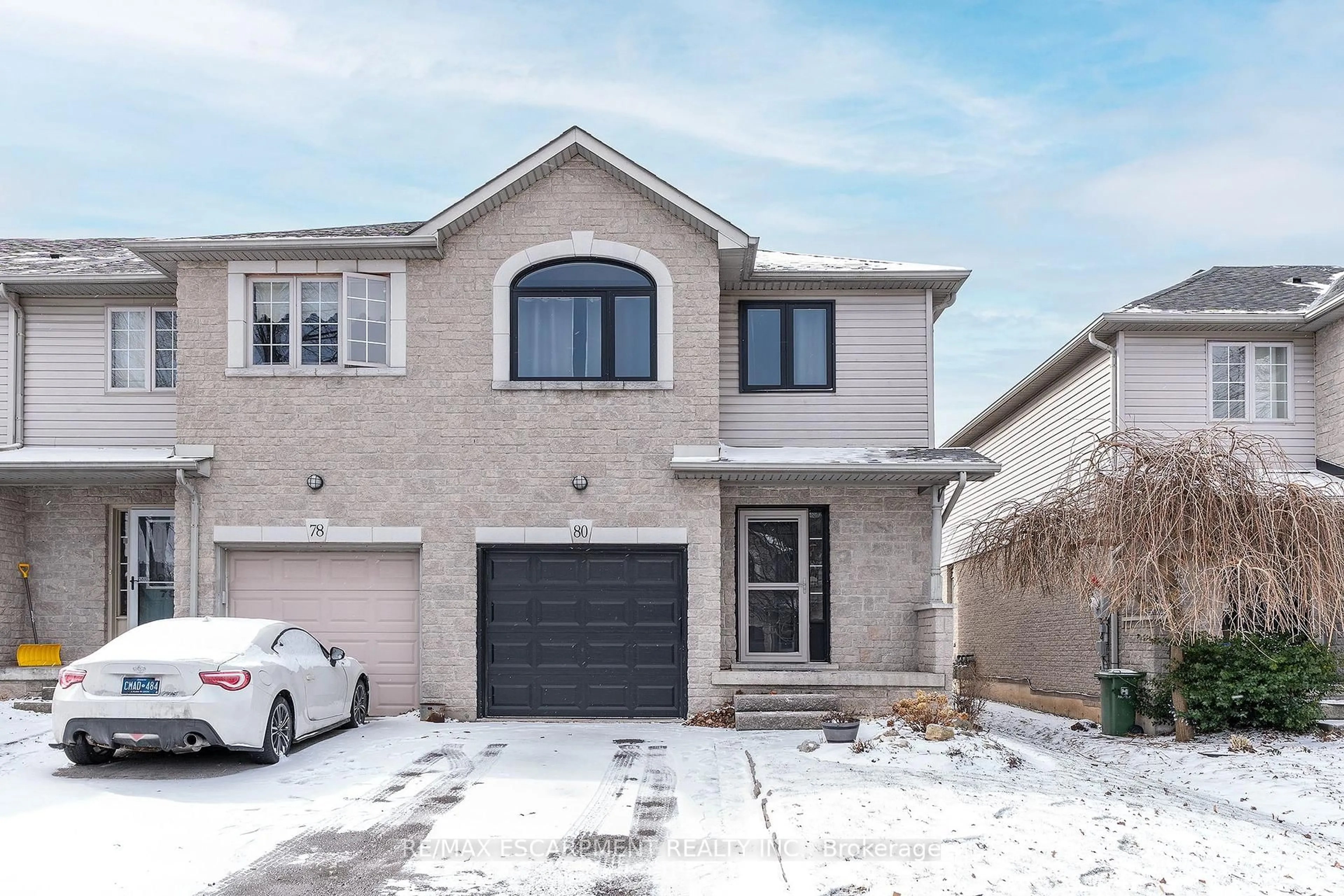 Home with brick exterior material, street for 80 Foxborough Dr, Hamilton Ontario L9G 4Y8