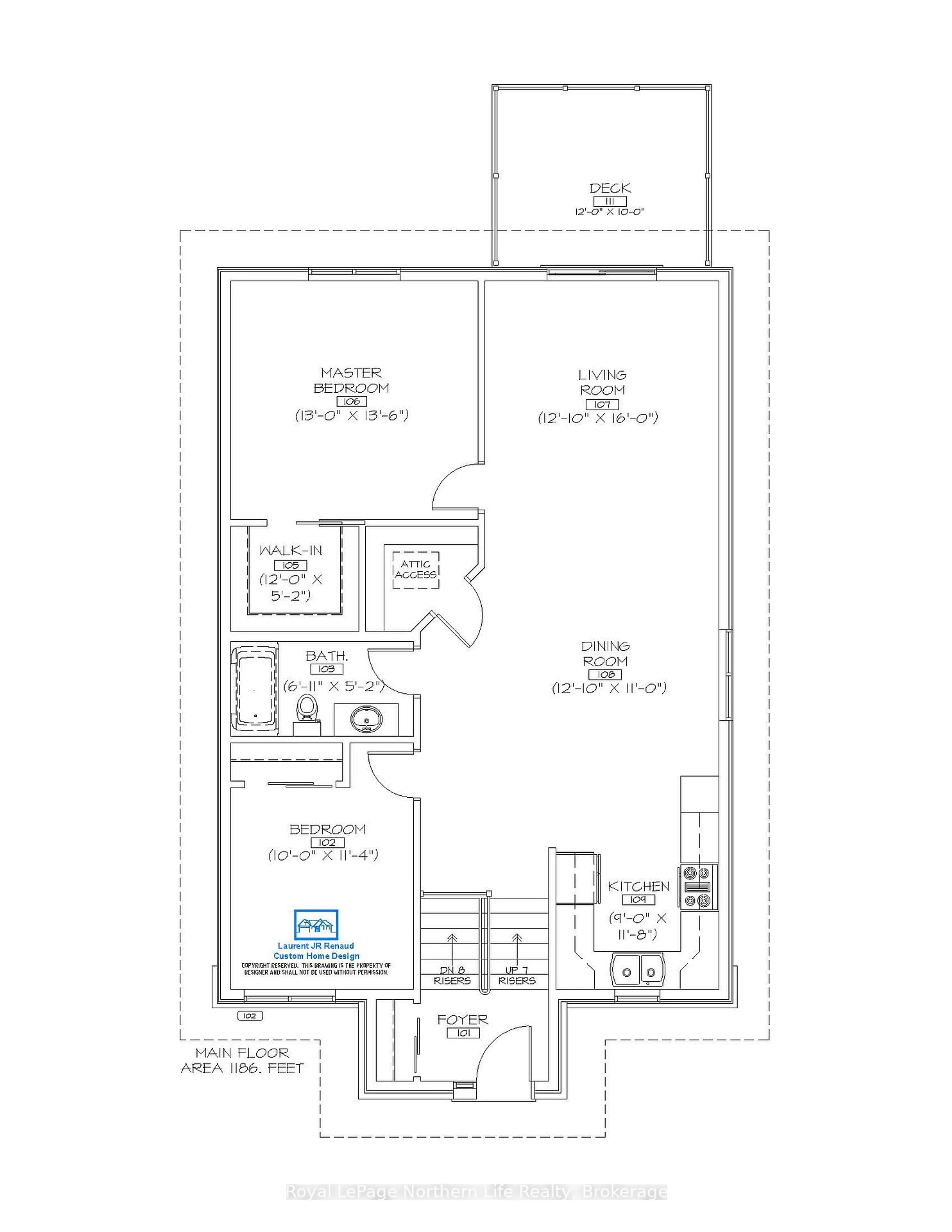 Floor plan for 57 Bain Ave, West Nipissing Ontario P0H 1G0