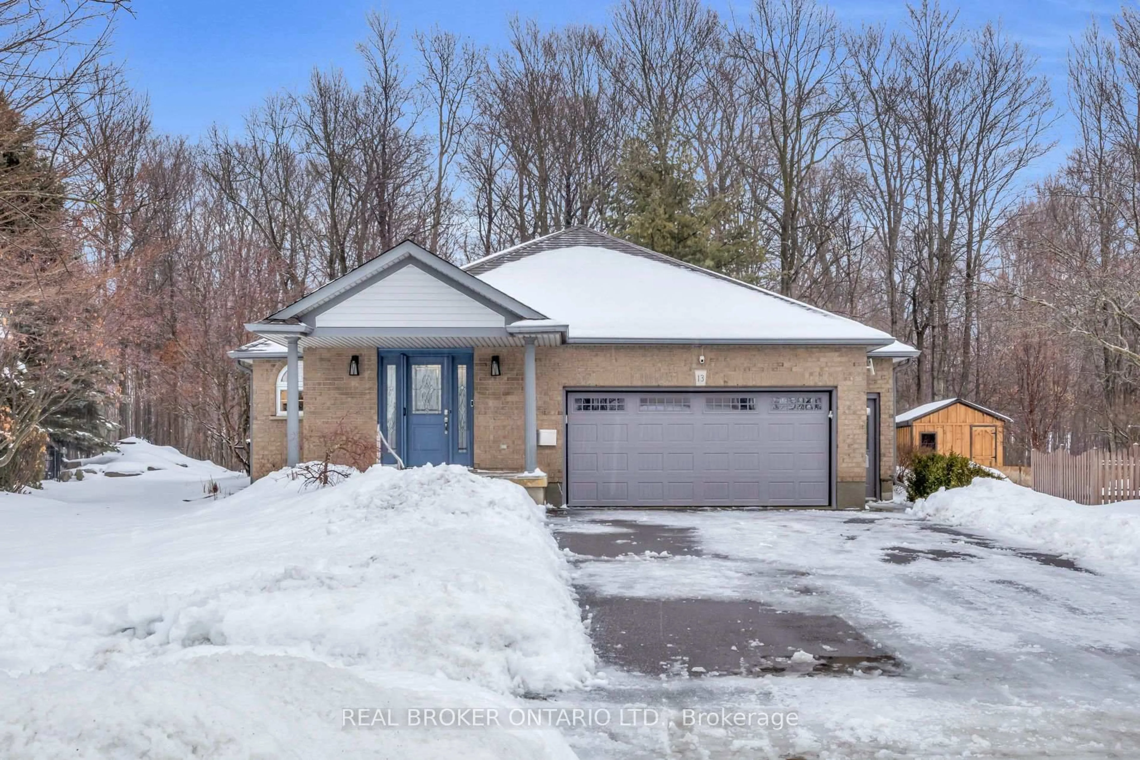 Home with brick exterior material, street for 13 Burlwood Dr, Woolwich Ontario N3B 3L2