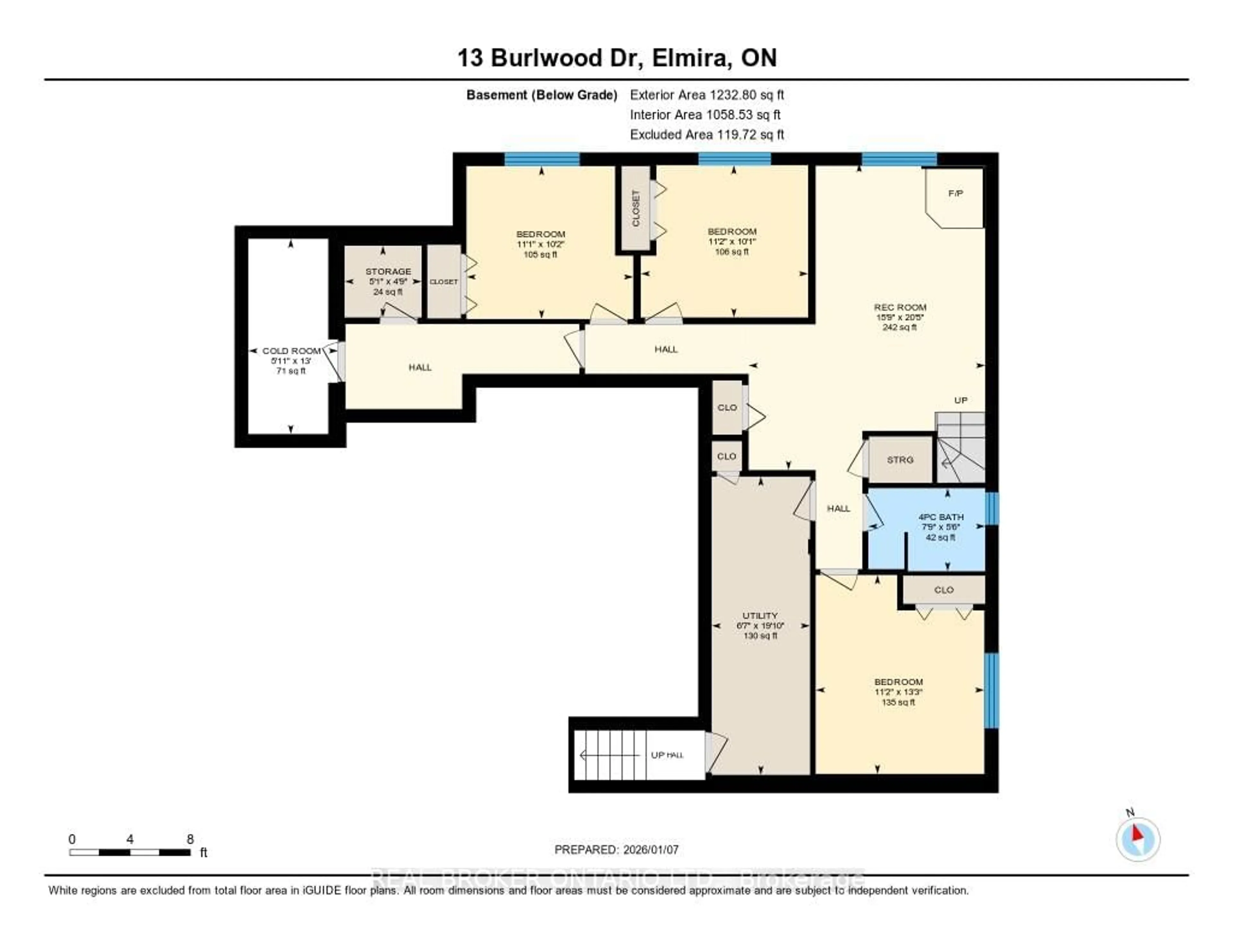 Floor plan for 13 Burlwood Dr, Woolwich Ontario N3B 3L2