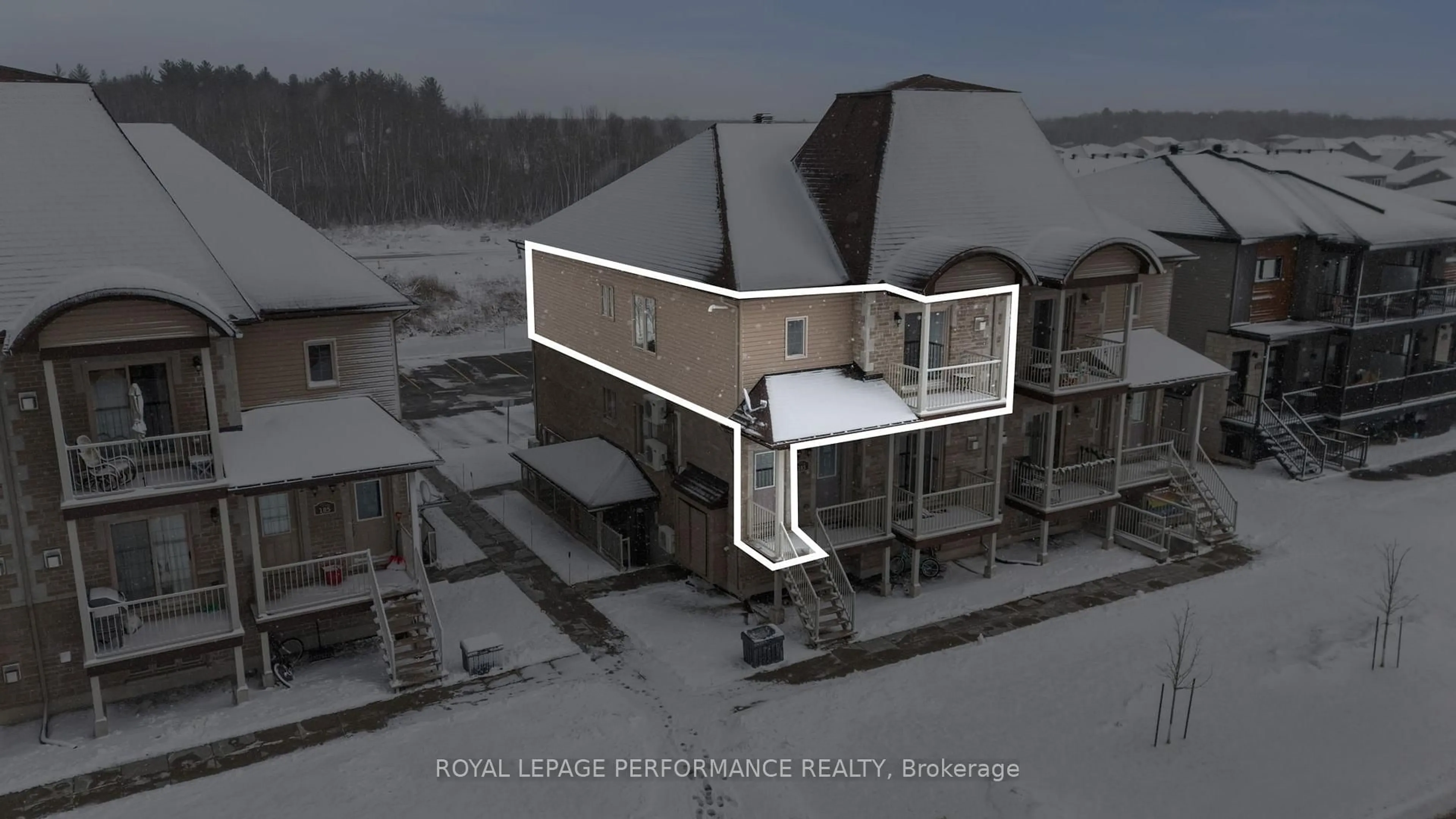 A pic from outside/outdoor area/front of a property/back of a property/a pic from drone, building for 183 Bourdeau Blvd #3, The Nation Ontario K0A 2M0