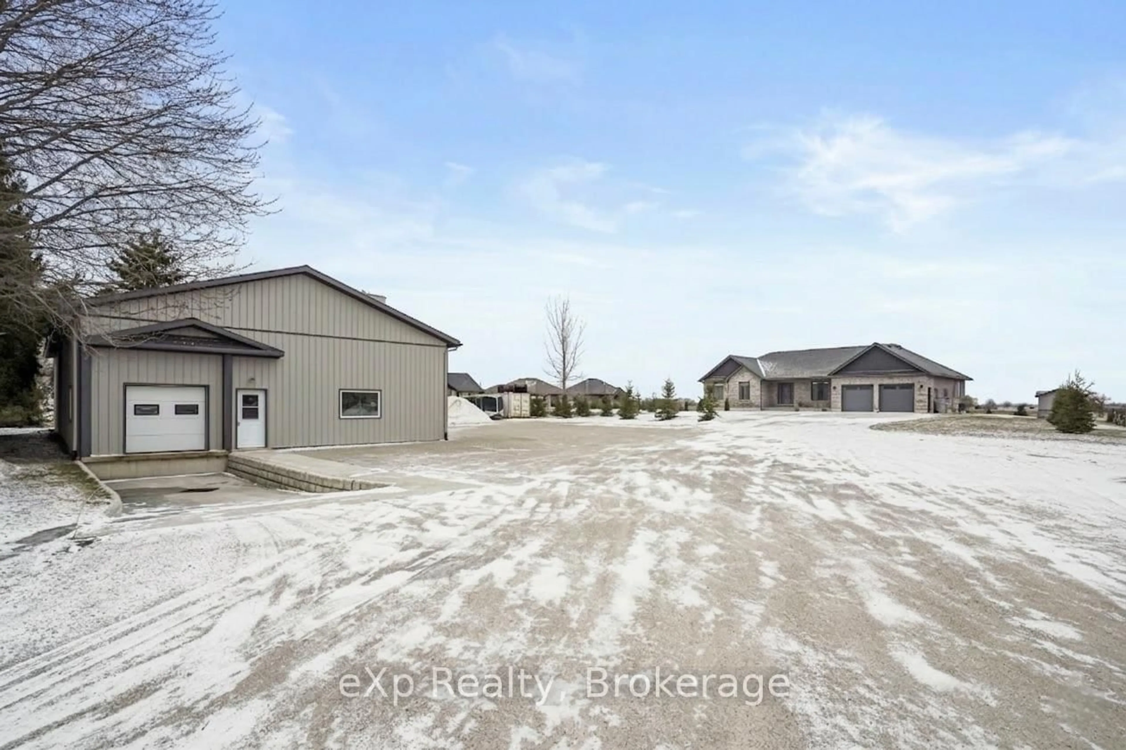 A pic from outside/outdoor area/front of a property/back of a property/a pic from drone, street for 4467 Perth Line 72, Perth East Ontario N0K 1R0
