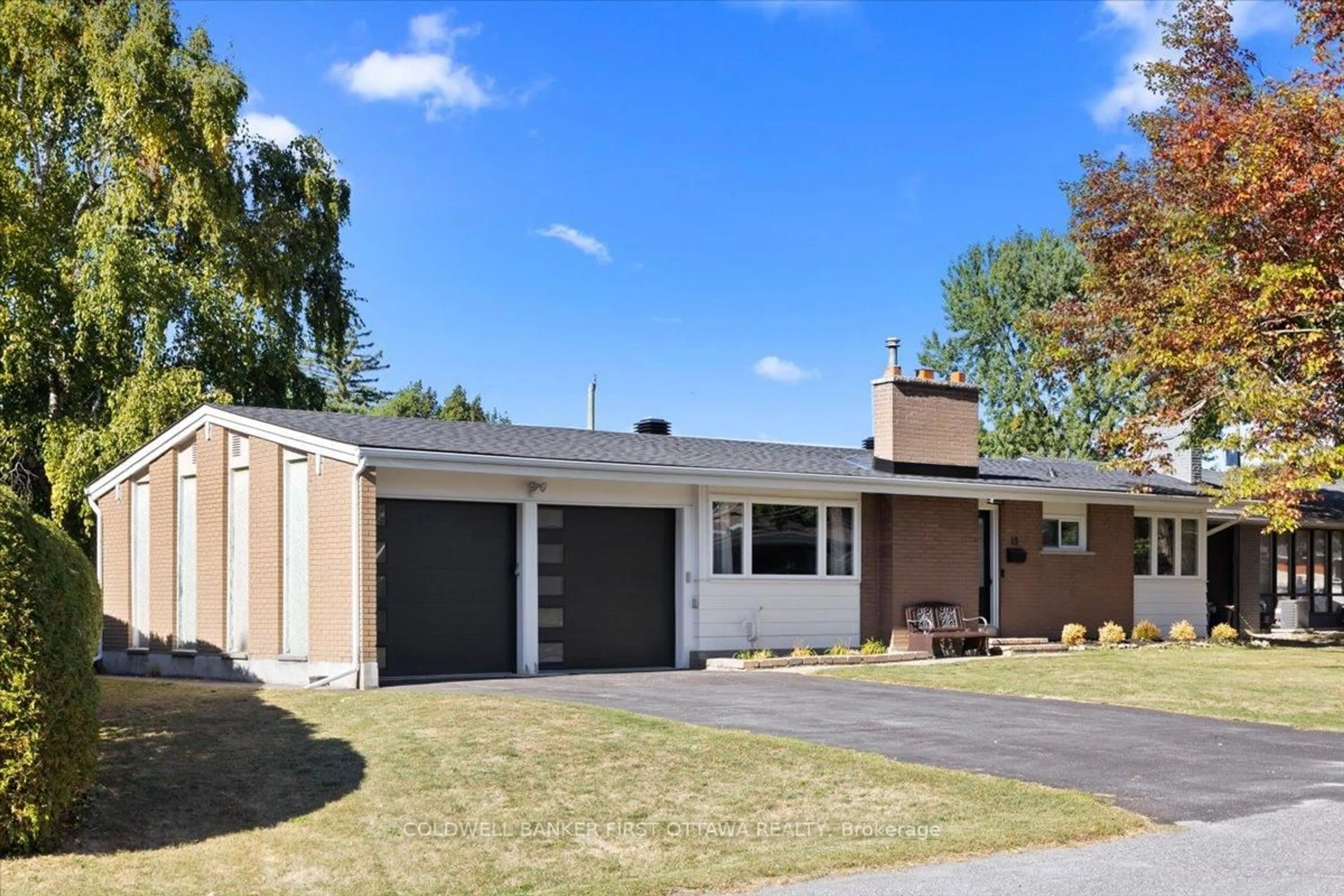 Home with brick exterior material, street for 13 Edgebrook Rd, Ottawa Ontario K2H 6C2