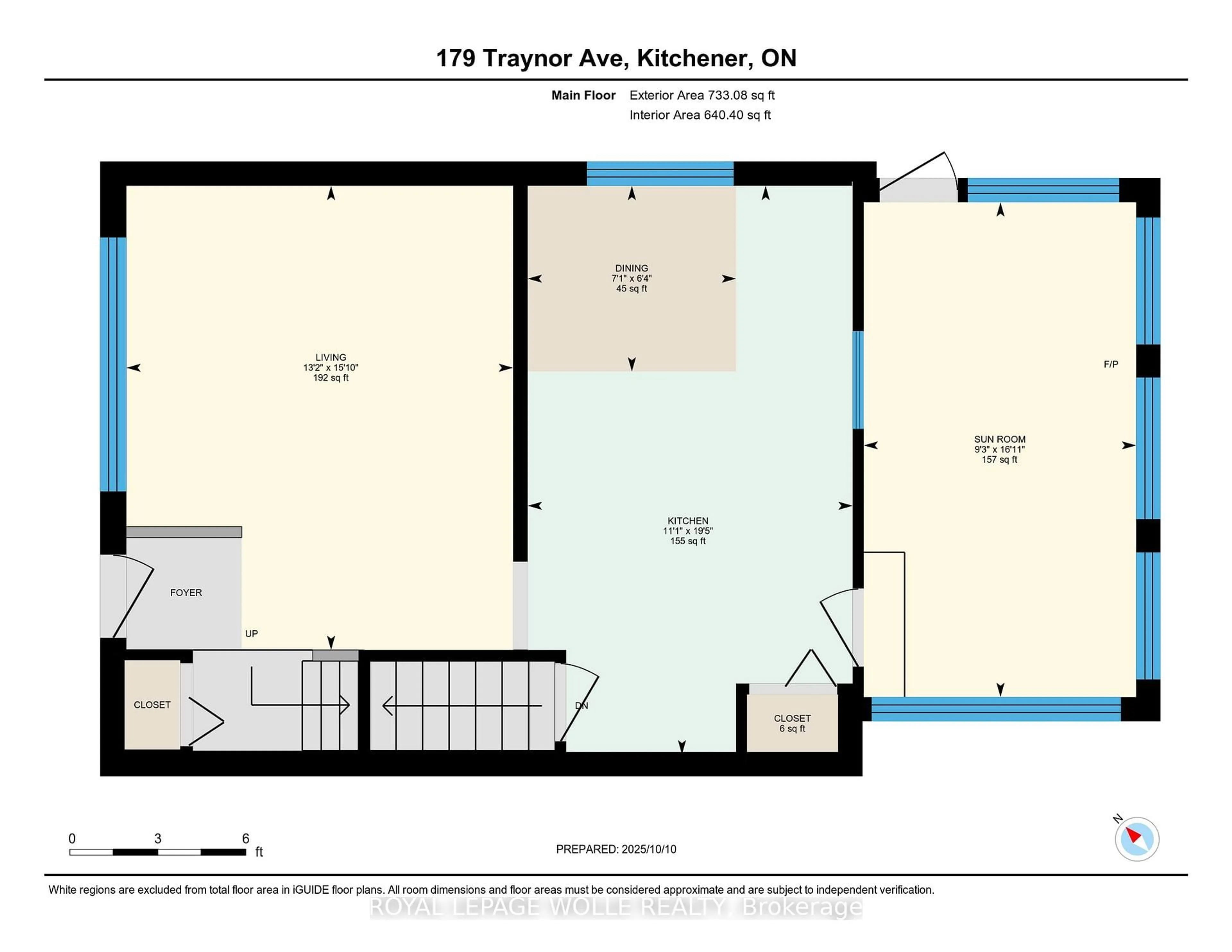 Floor plan for 179 Traynor Ave, Kitchener Ontario N2C 1W4