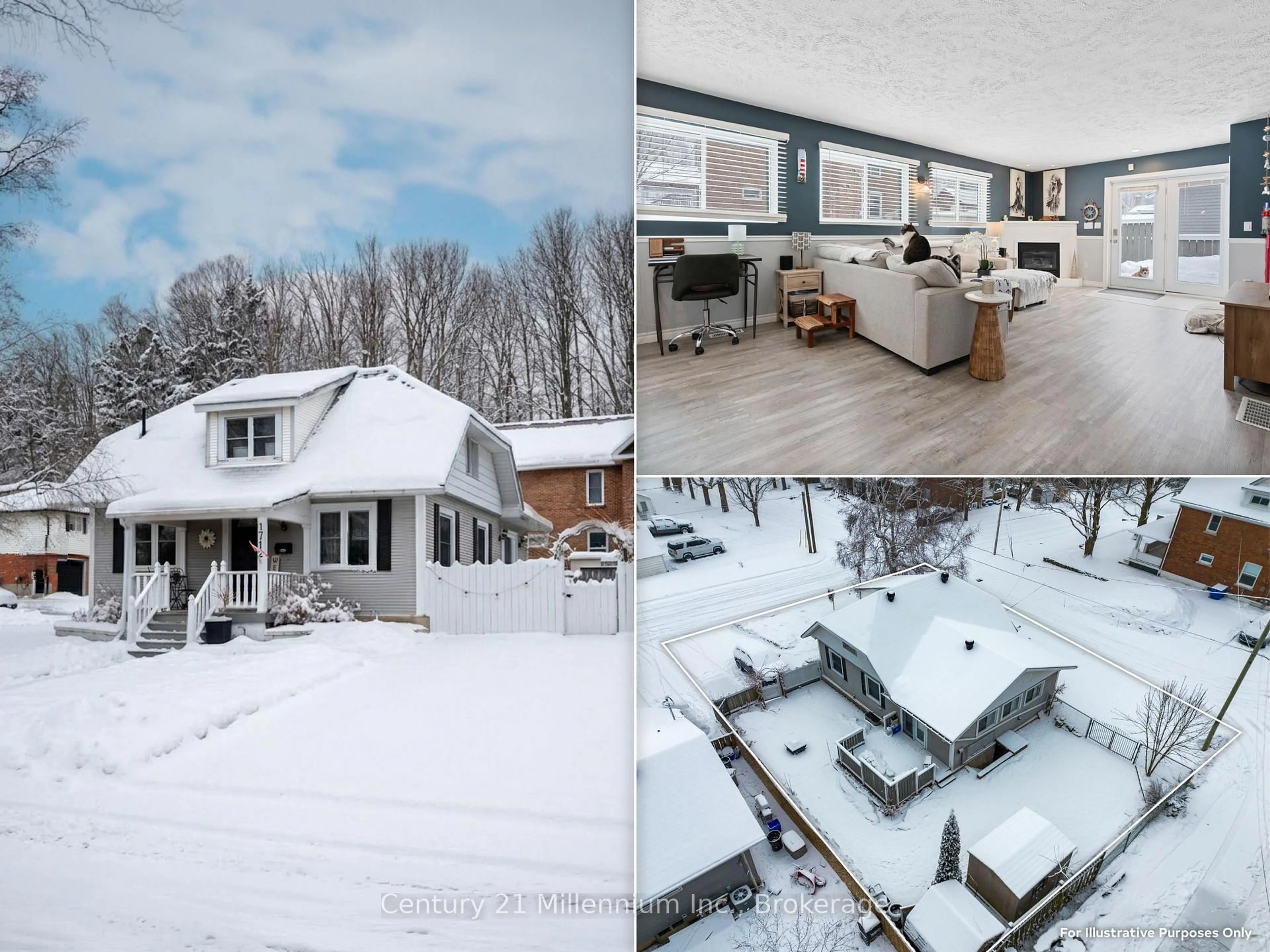 A pic from outside/outdoor area/front of a property/back of a property/a pic from drone, unknown for 1712 5th Ave, Owen Sound Ontario N4K 5B8