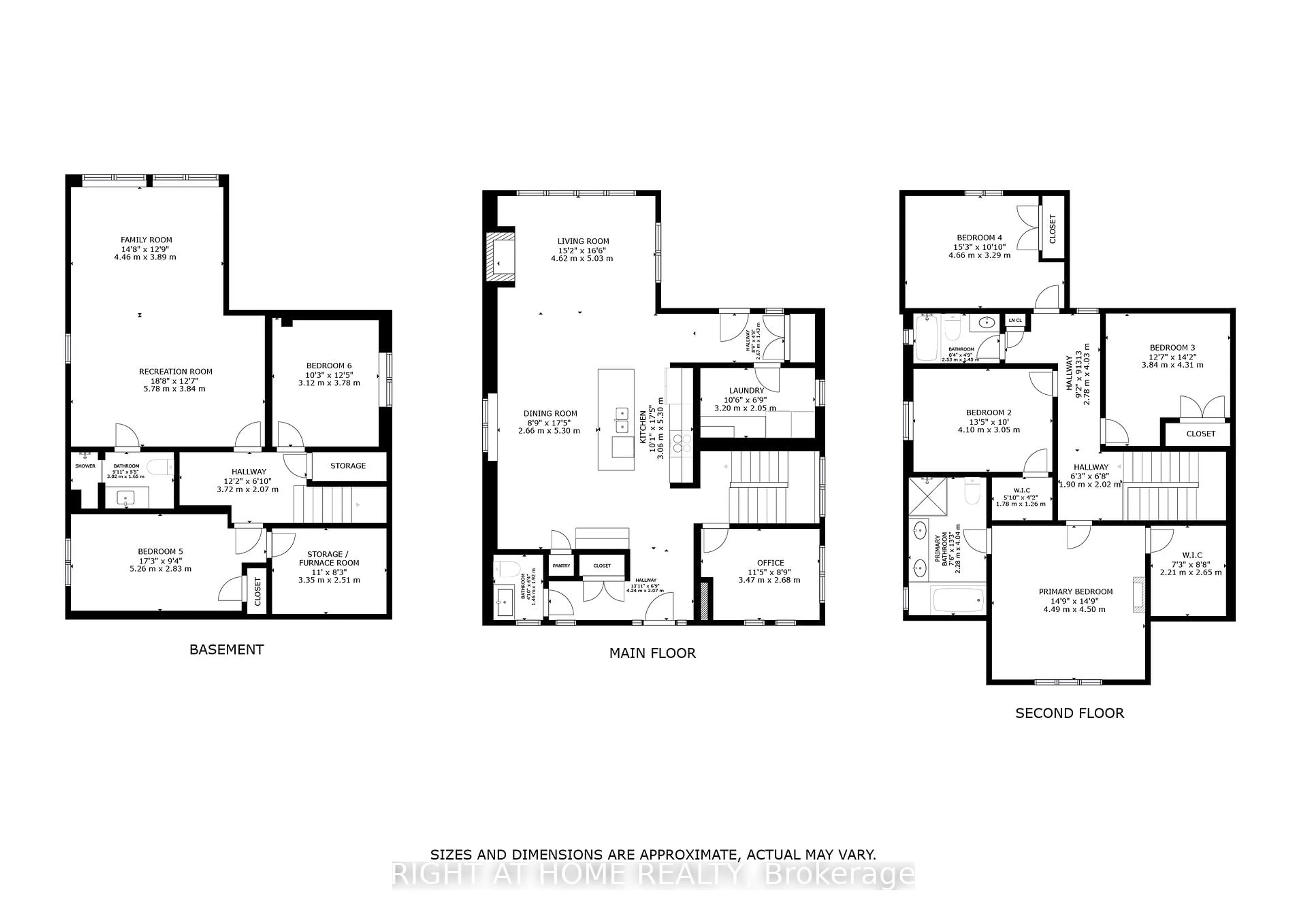 Floor plan for 157 Courtland St, Blue Mountains Ontario L9Y 5L7
