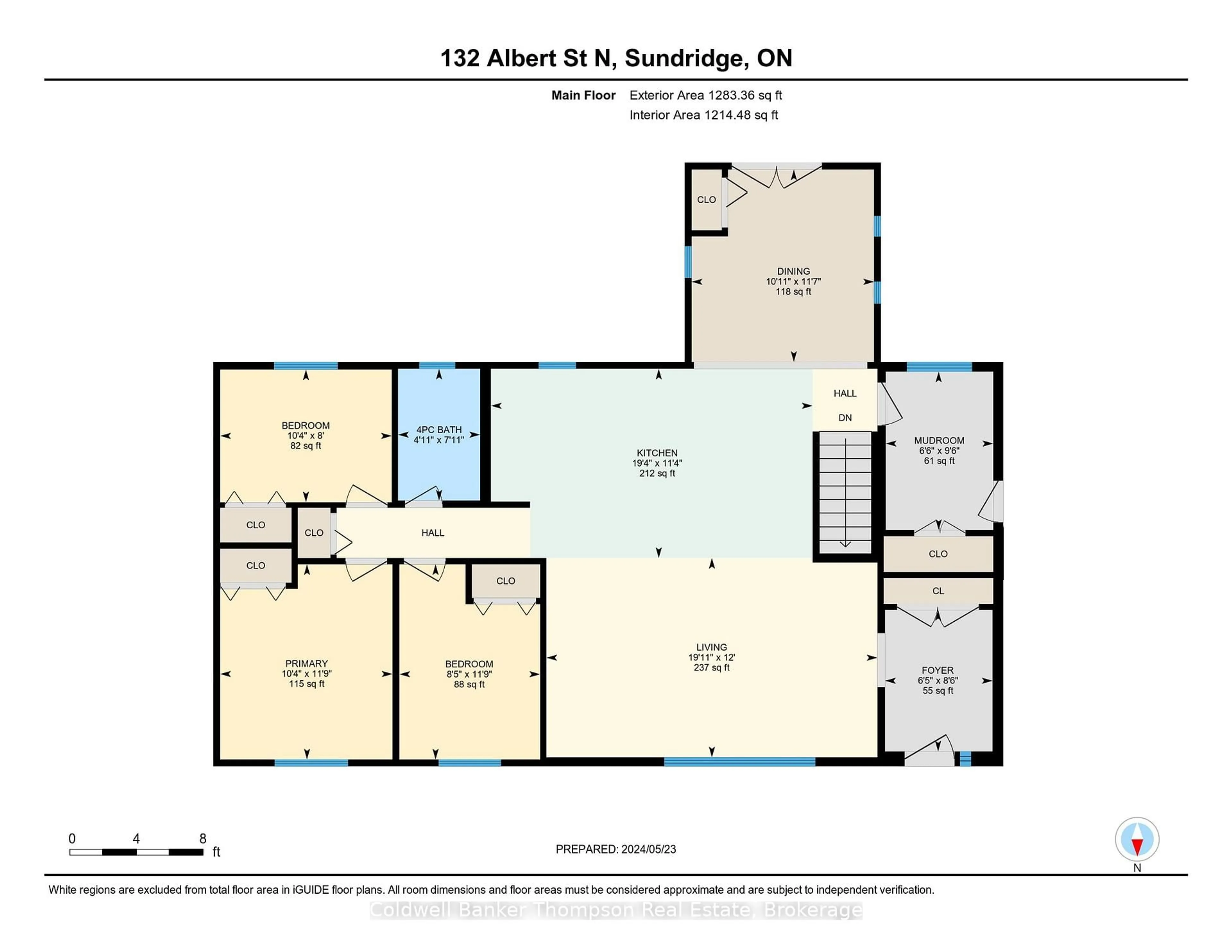 Floor plan for 132 Albert St, Strong Ontario P0A 1Z0