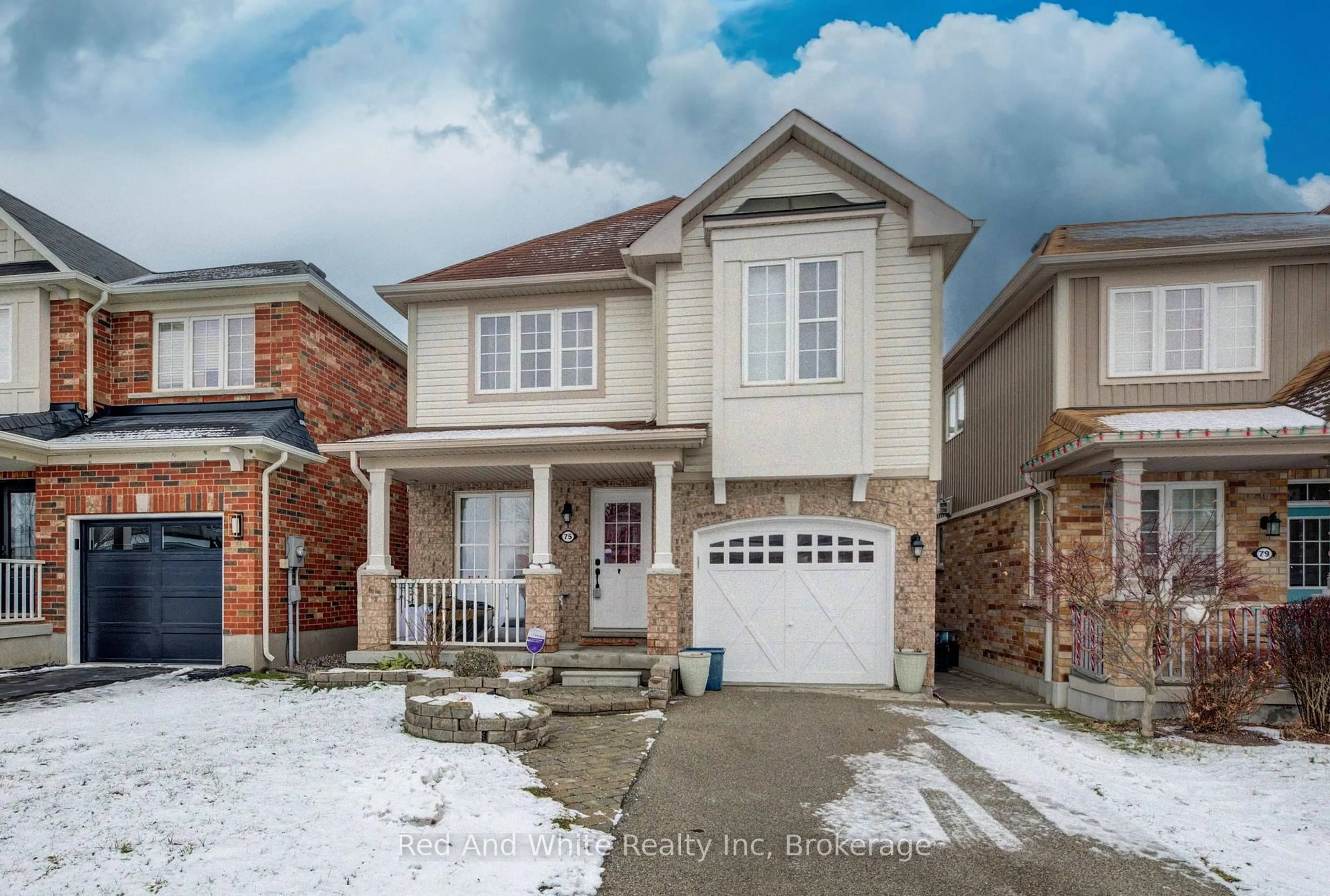 Home with brick exterior material, street for 75 Norwich Rd, Woolwich Ontario N0B 1M0