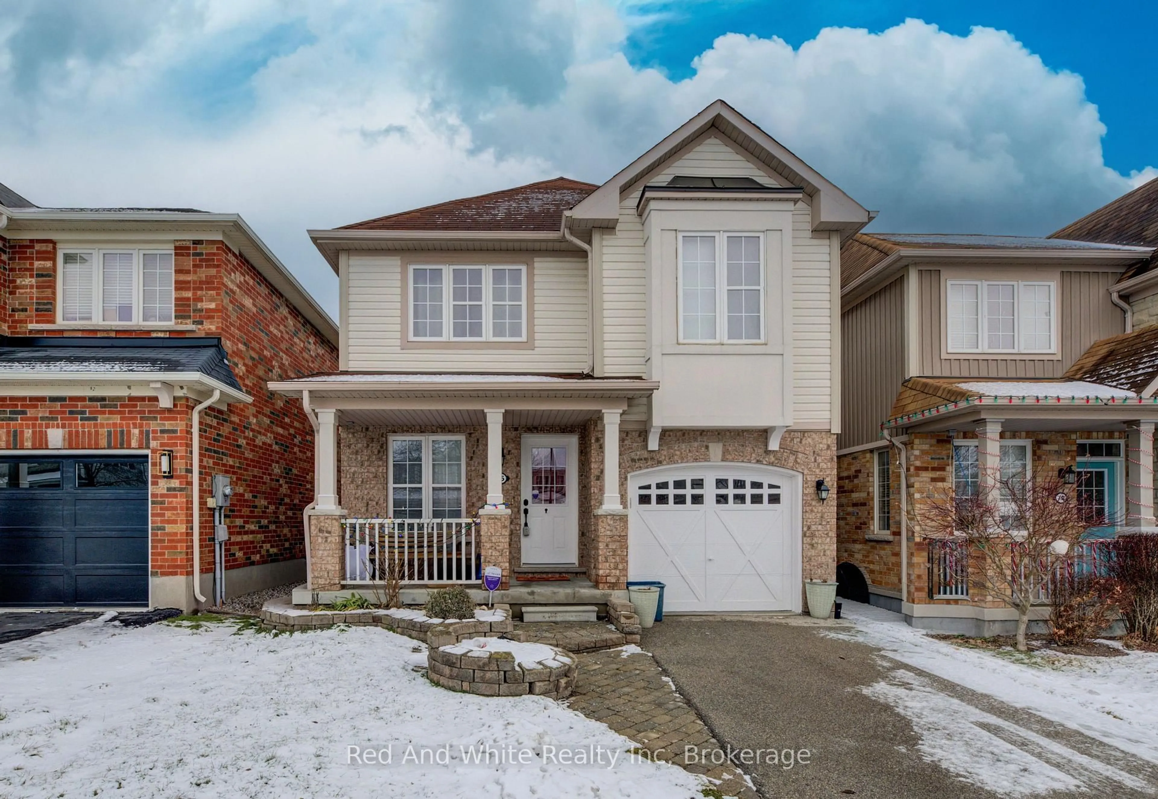 Home with brick exterior material, street for 75 Norwich Rd, Woolwich Ontario N0B 1M0