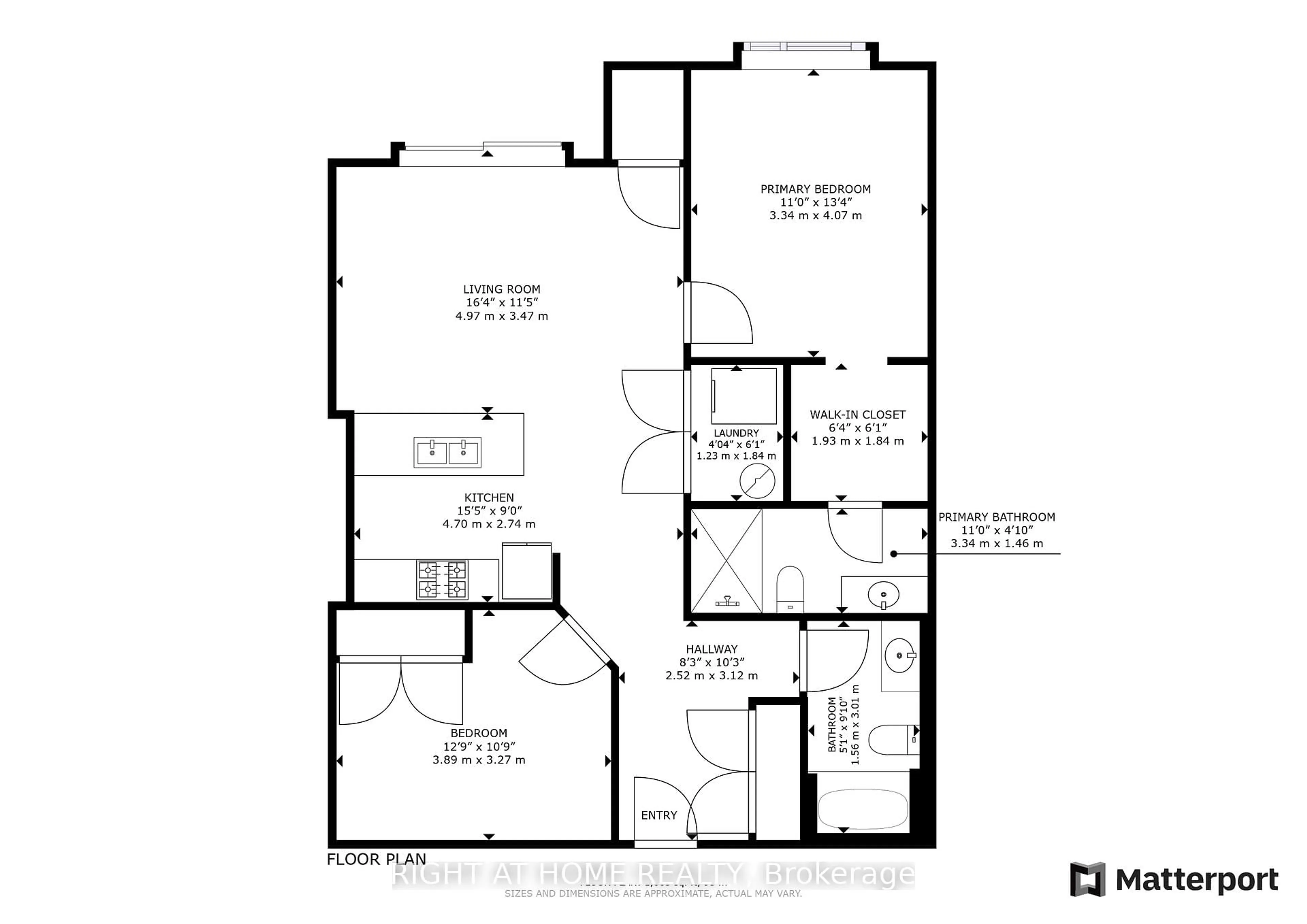 Floor plan for 18 Campus Tr #107, Huntsville Ontario P1H 1C6