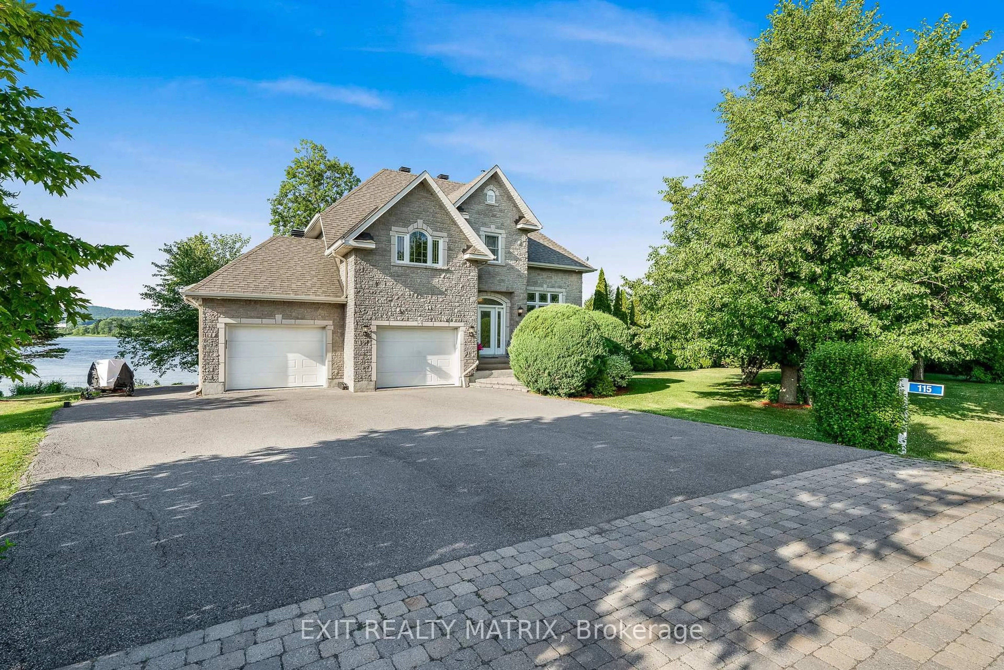 A pic from outside/outdoor area/front of a property/back of a property/a pic from drone, street for 115 Gascon St, Alfred and Plantagenet Ontario K0B 1J0