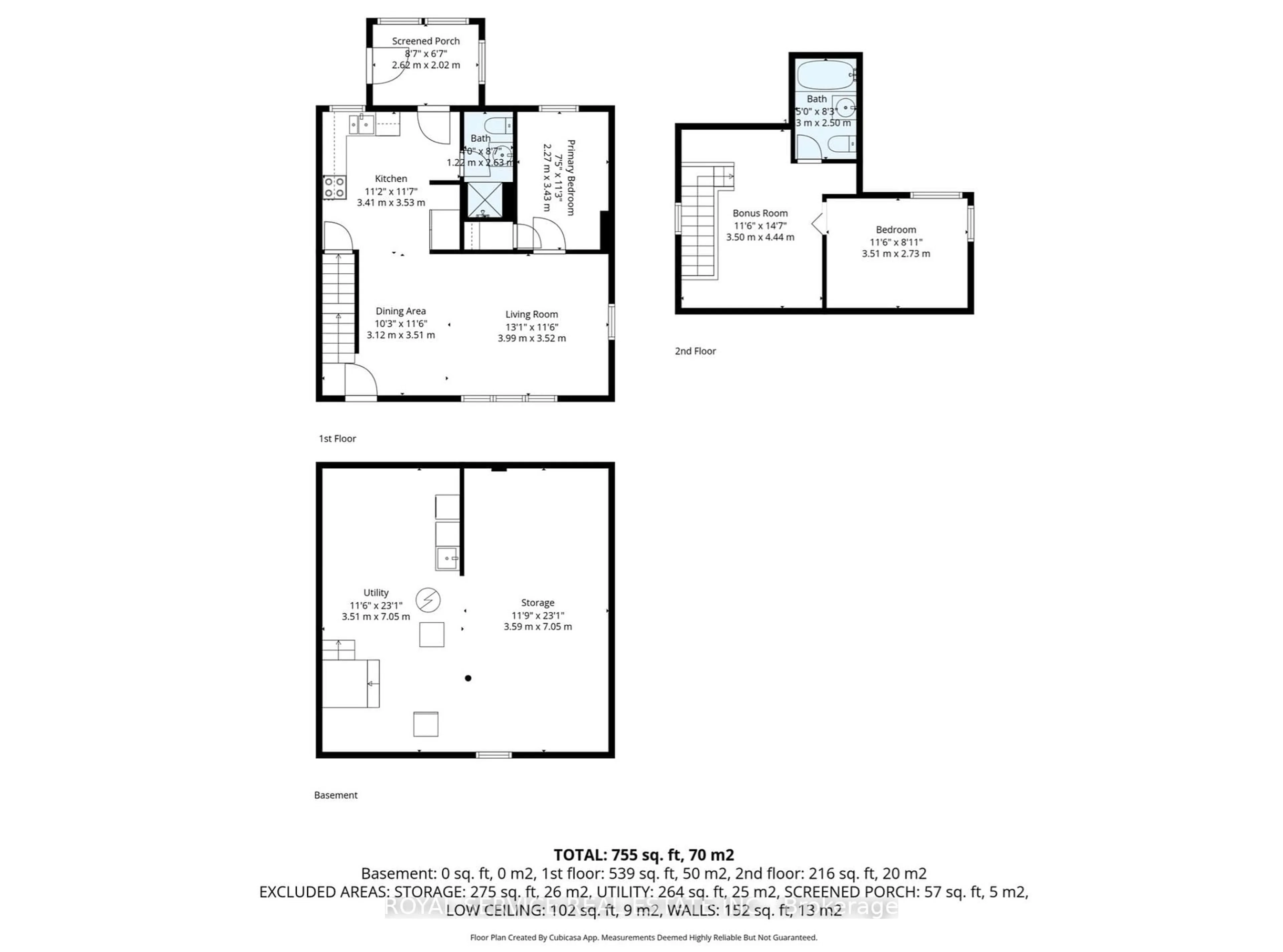 Floor plan for 285 Ridout St, Port Hope Ontario L1A 1P8