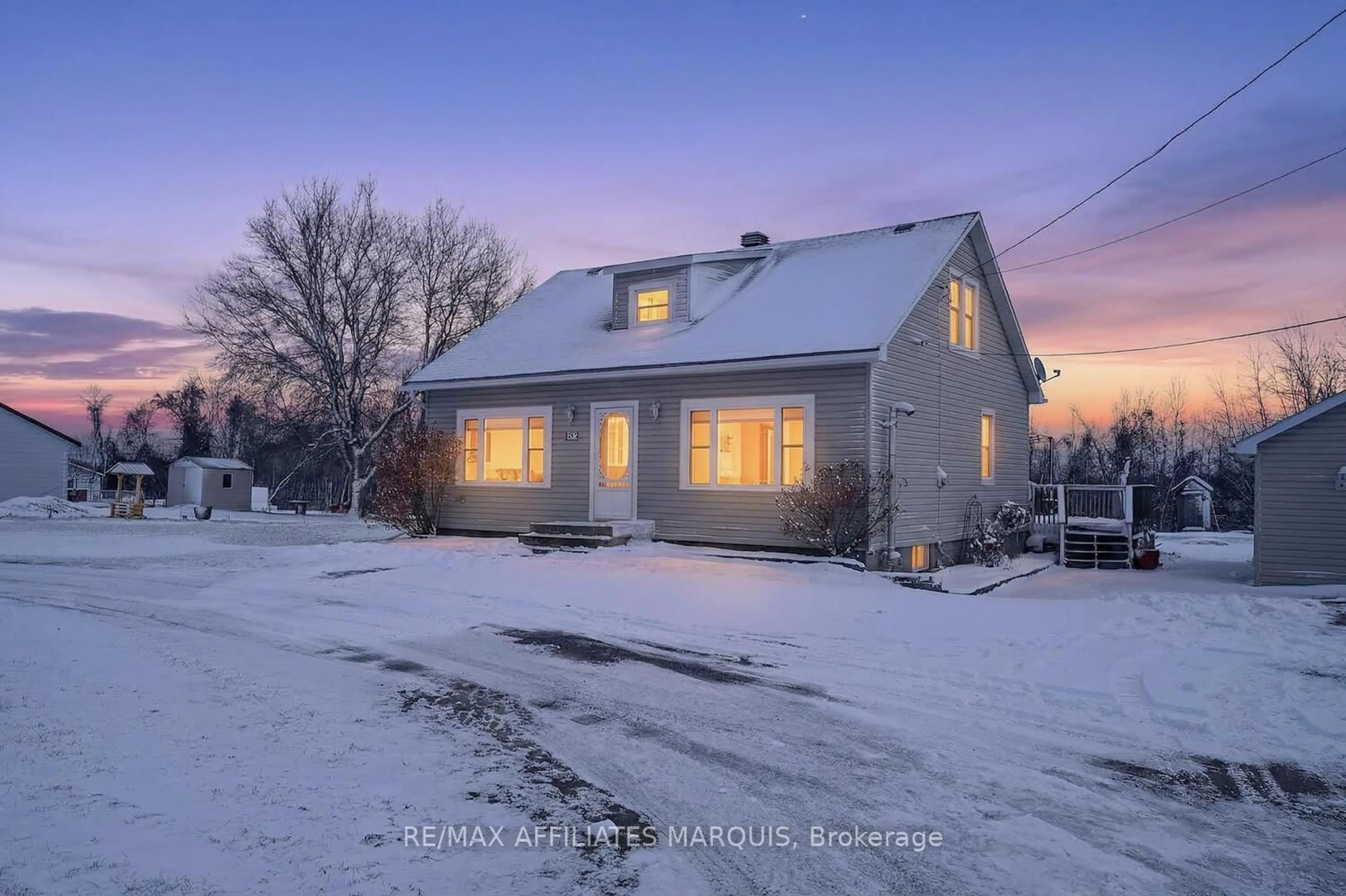 A pic from outside/outdoor area/front of a property/back of a property/a pic from drone, street for 477 Hwy 29 Rd, Rideau Lakes Ontario K7A 4S5