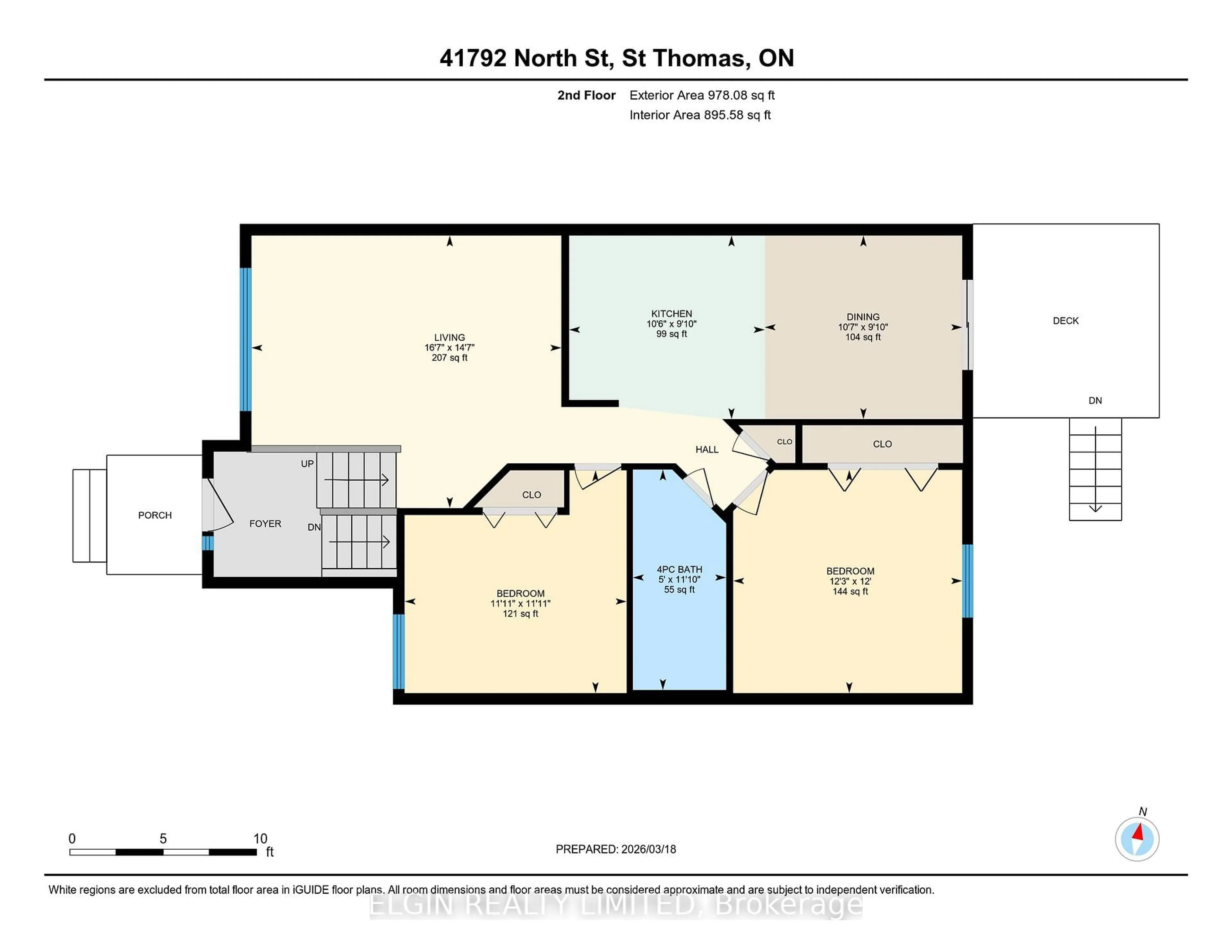 Floor plan for 41792 North St, Southwold Ontario N5P 4L7