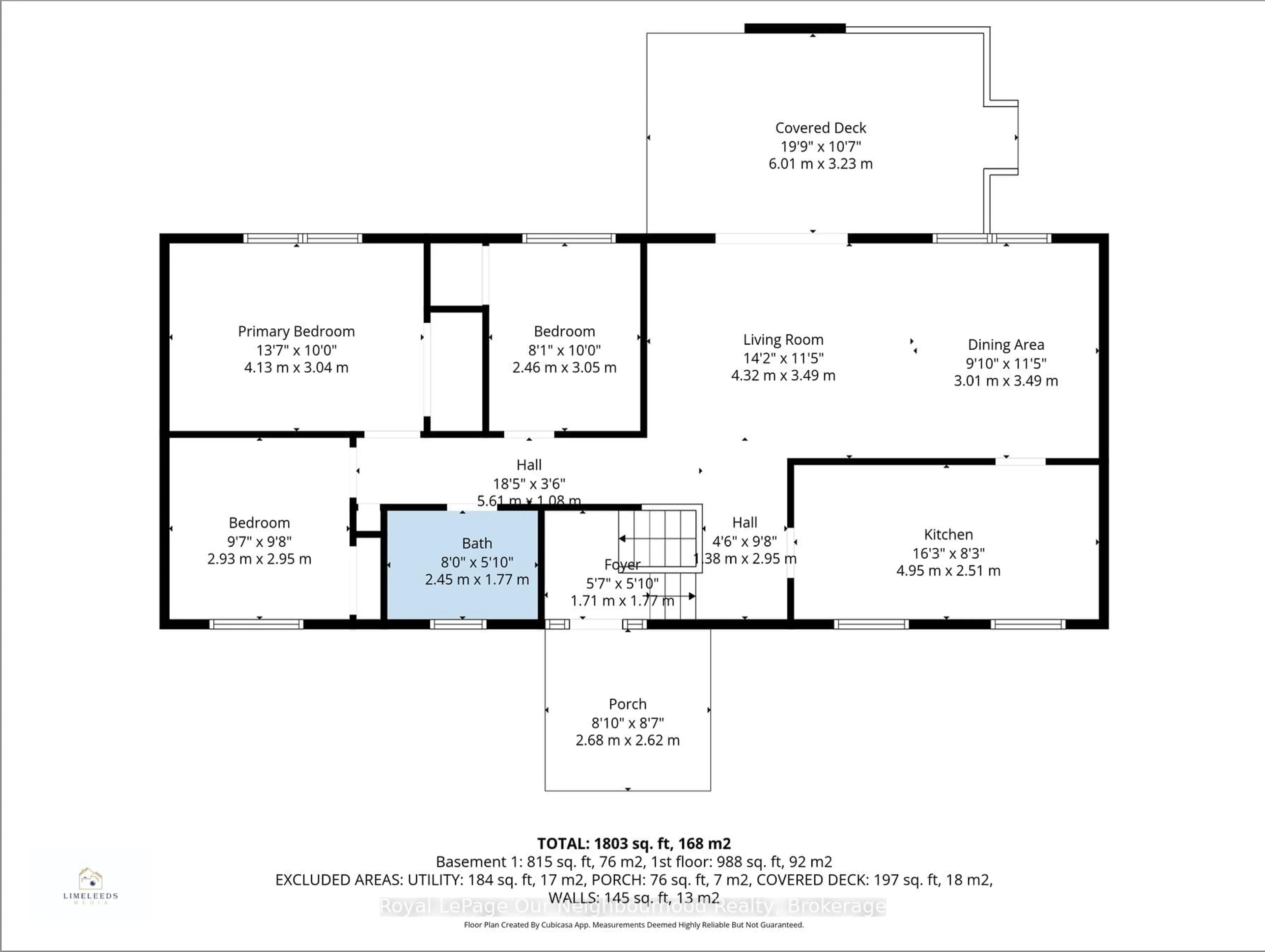 Floor plan for 909 Whitefield Dr, Peterborough Ontario K9J 7W1