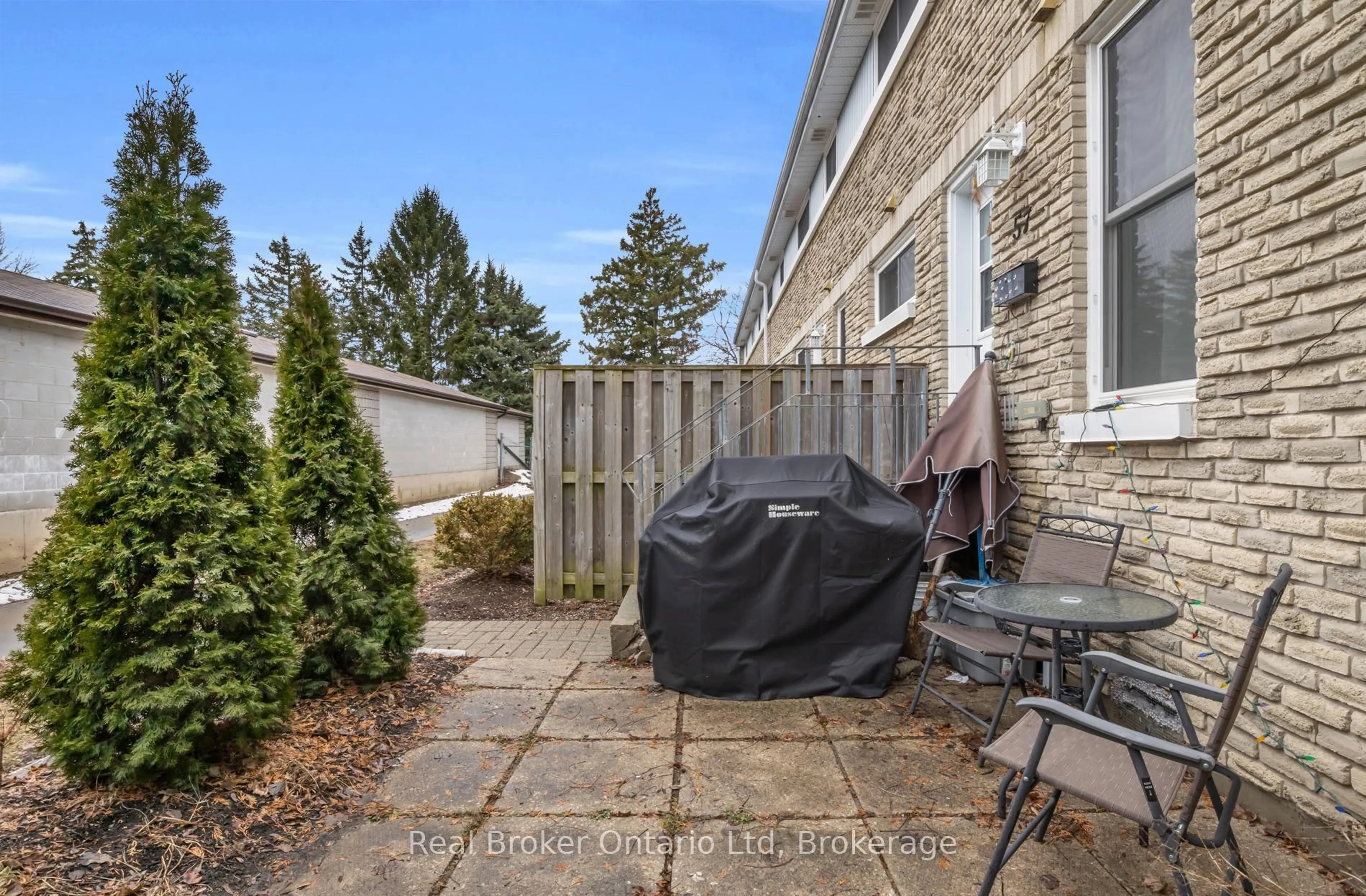 Patio, street for 35 Breckenridge Dr #57, Kitchener Ontario N2B 3H5