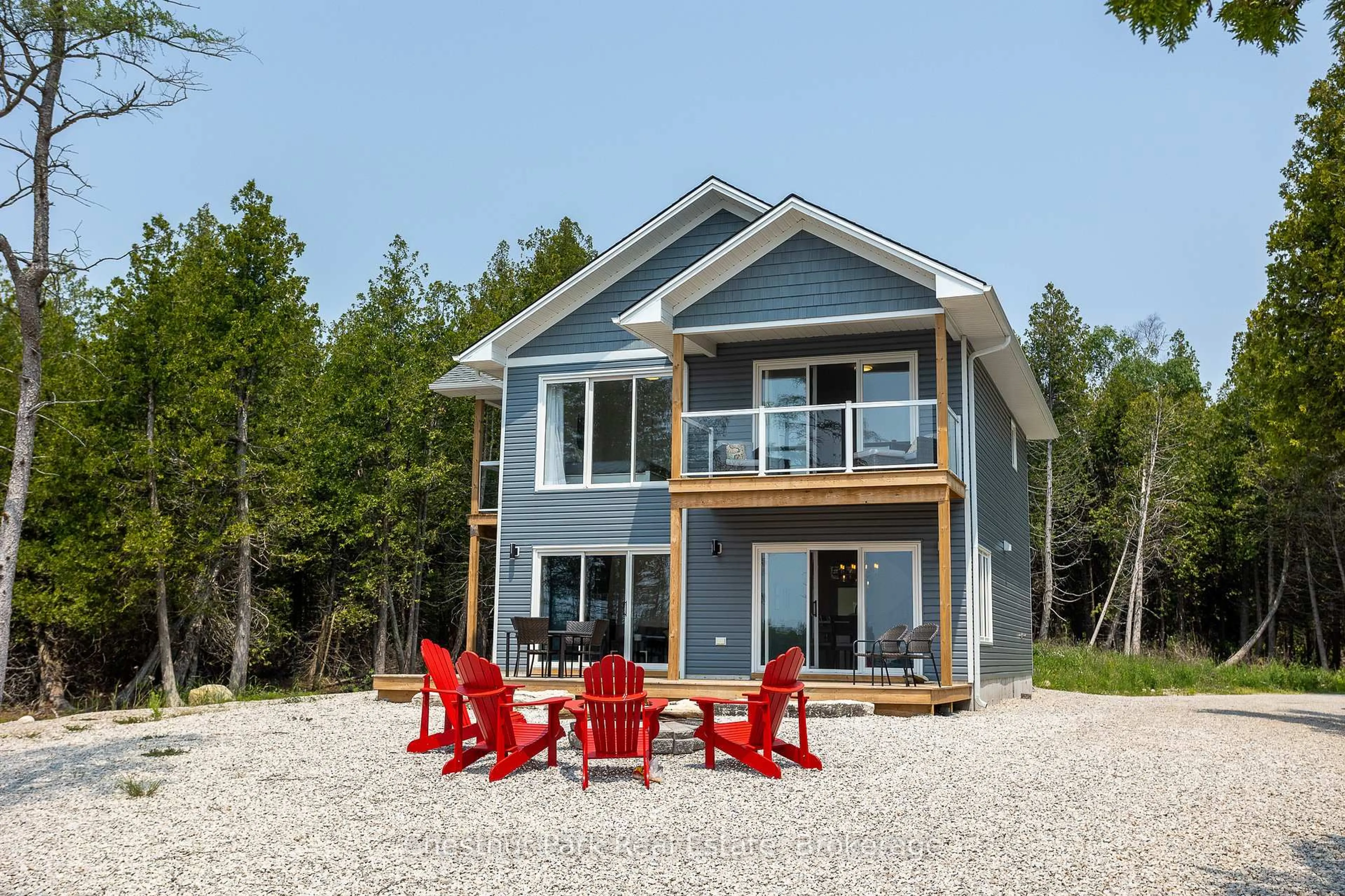 Patio, water/lake/river/ocean view for 277 Eagle Rd, Northern Bruce Peninsula Ontario N0H 2R0