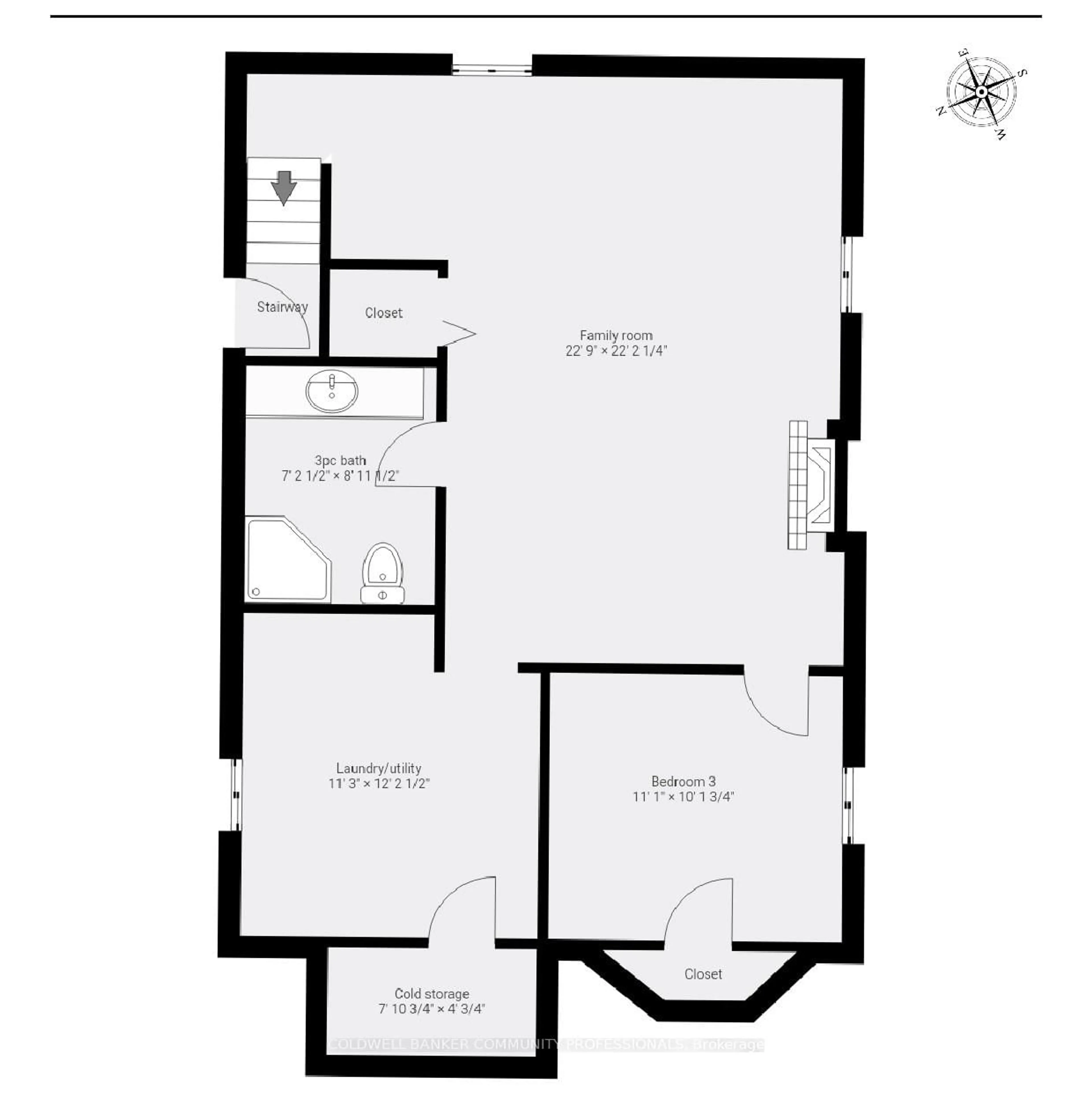Floor plan for 237 East 32nd St, Hamilton Ontario L8V 3S3