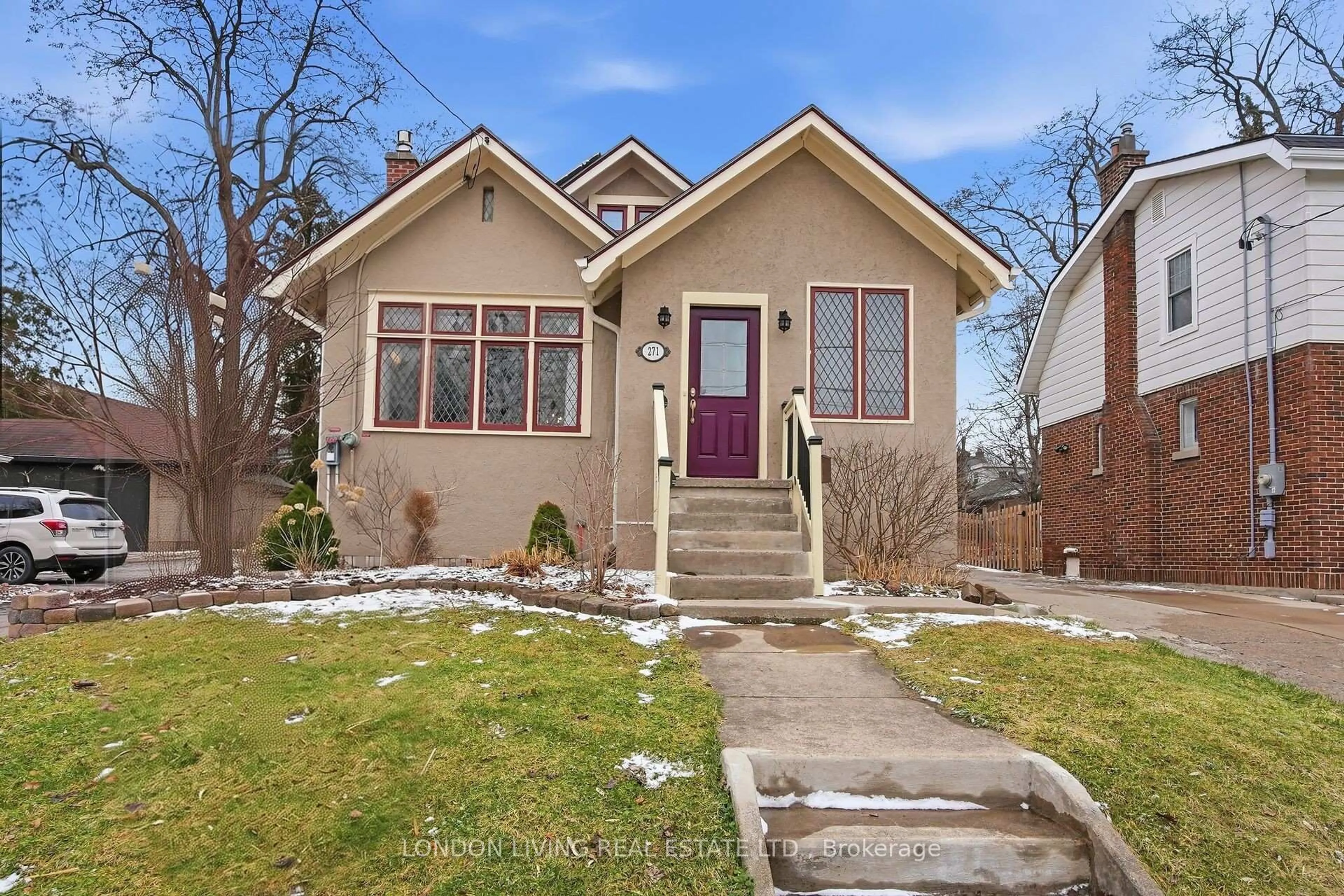 Home with brick exterior material, street for 271 Briscoe St, London South Ontario N6C 1X5