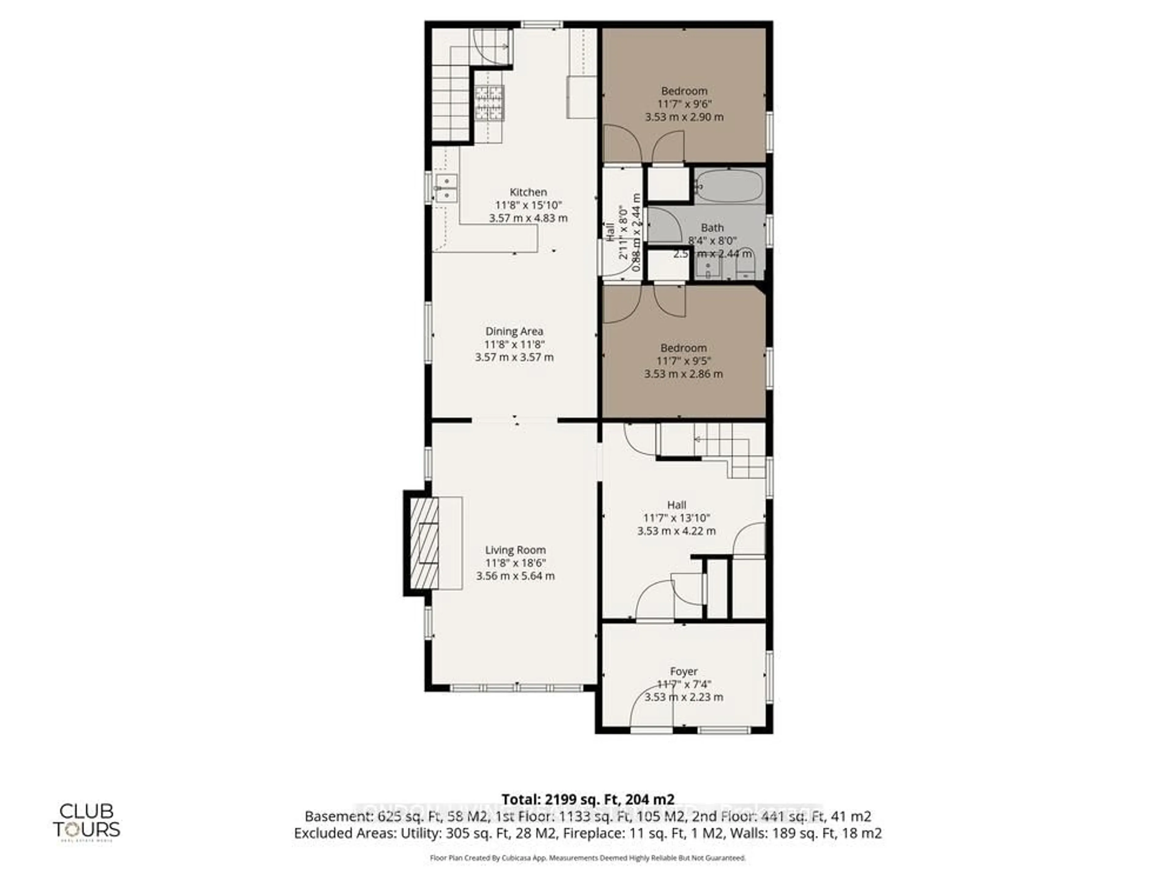 Floor plan for 271 Briscoe St, London South Ontario N6C 1X5