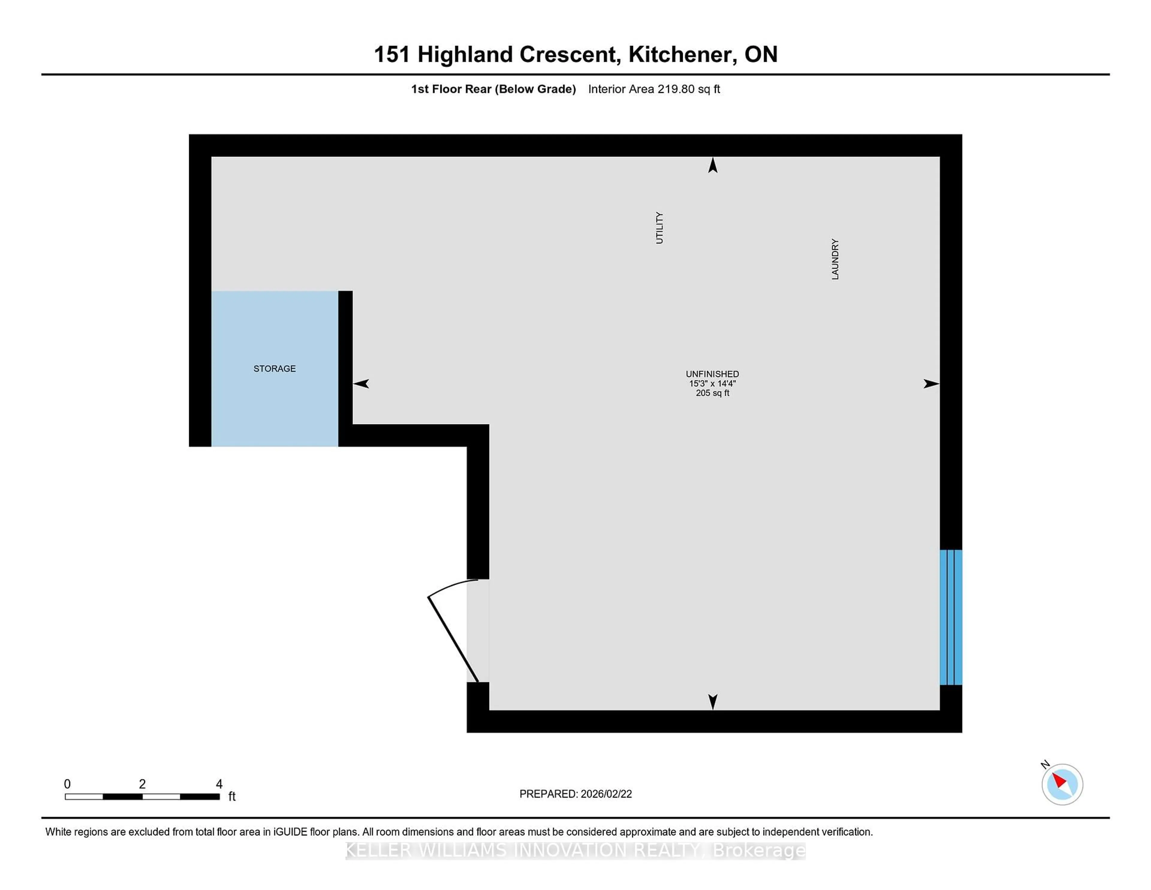 Floor plan for 151 Highland Cres, Kitchener Ontario N2M 0A1