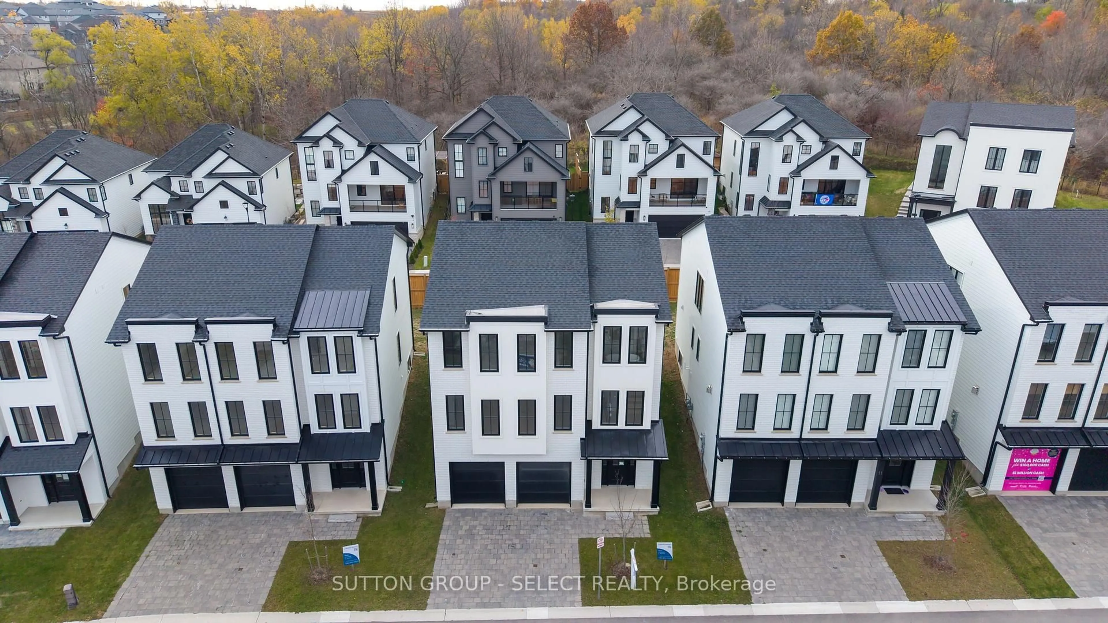 A pic from outside/outdoor area/front of a property/back of a property/a pic from drone, street for 2835 Sheffield Pl #9, London South Ontario N6G 5H5