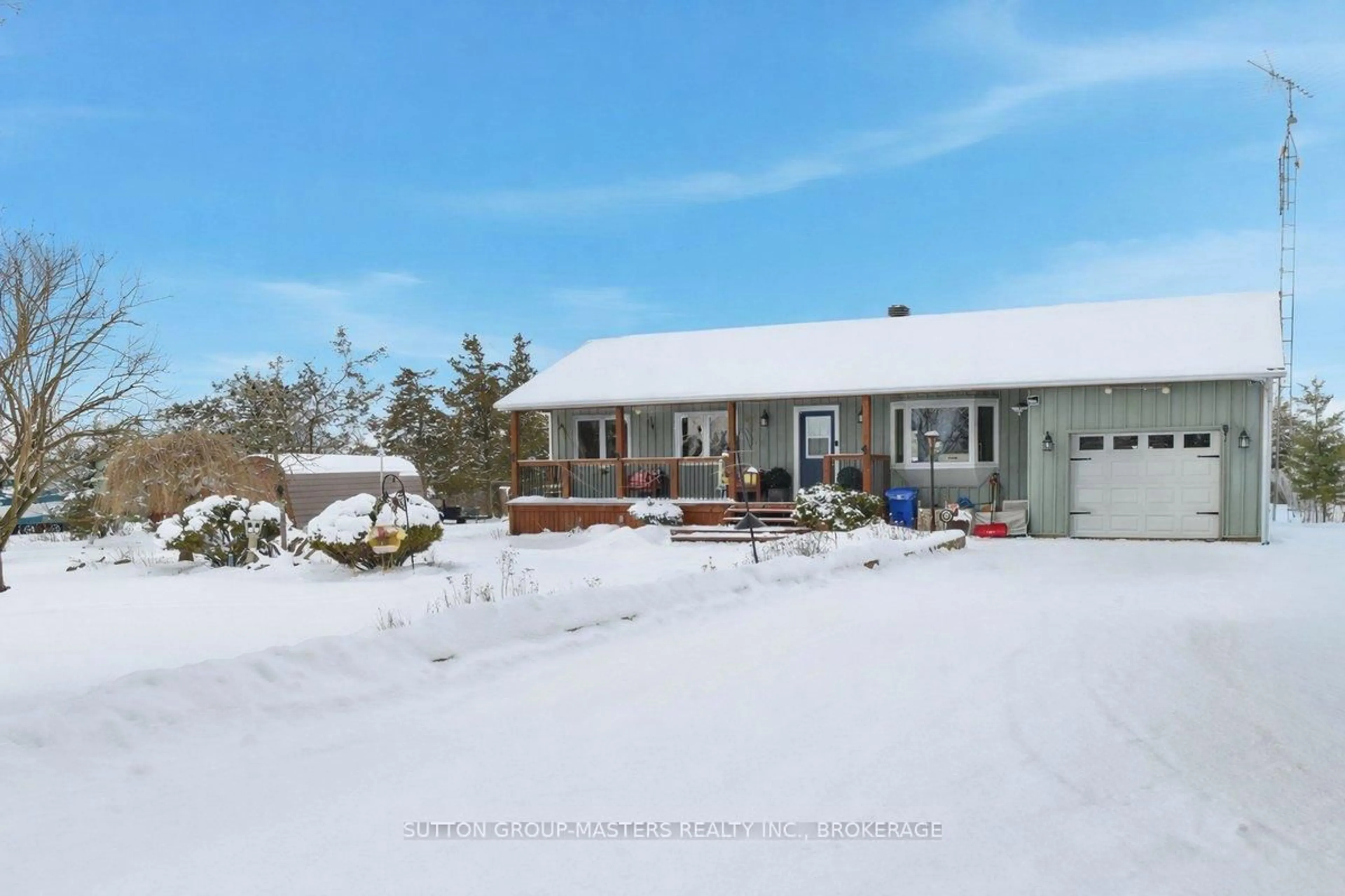 A pic from outside/outdoor area/front of a property/back of a property/a pic from drone, street for 84 Plumb Rd, Shannonville Ontario K0K 2N0
