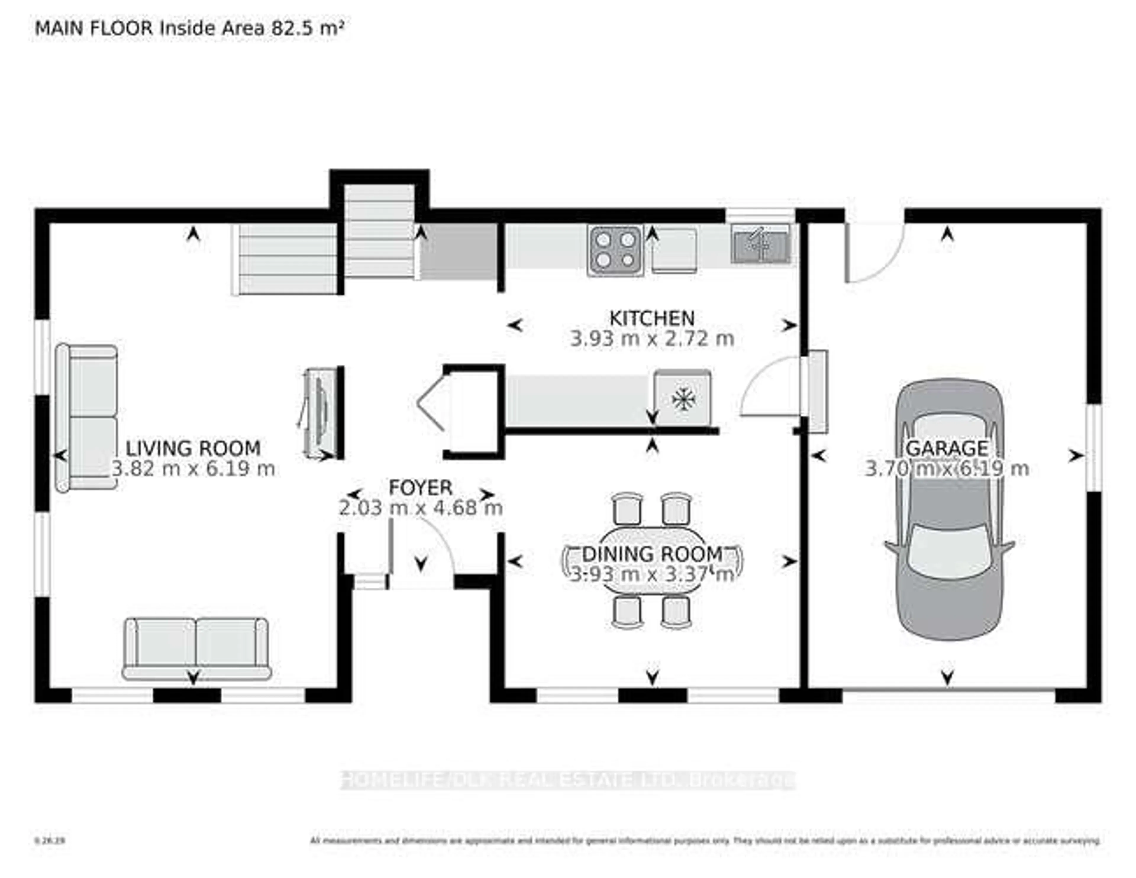 Floor plan for 342 Abbott St, Brockville Ontario K6V 5Y9