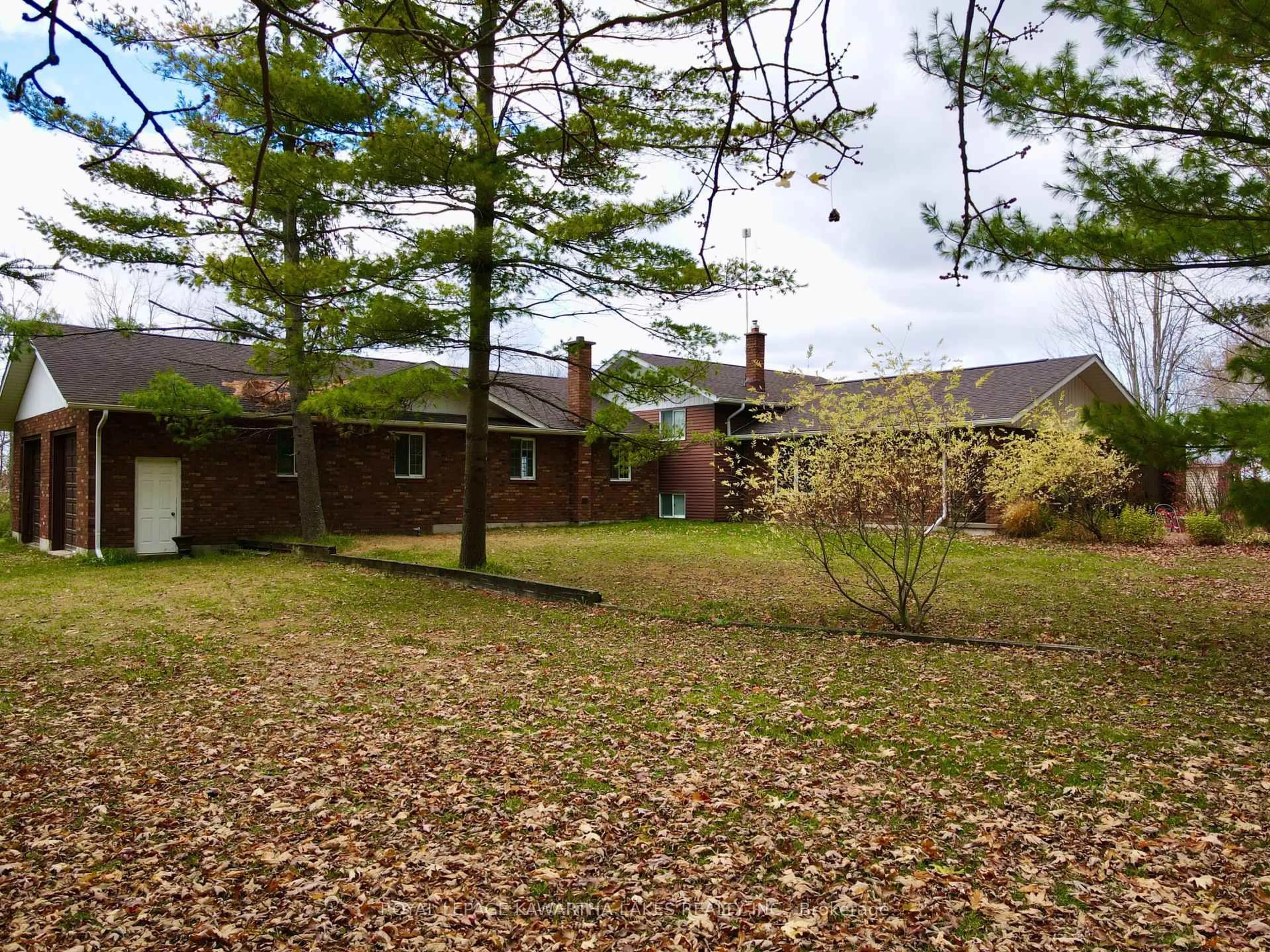 A pic from outside/outdoor area/front of a property/back of a property/a pic from drone, forest/trees view for 3315 Kirkfield Rd 6 Rd, Kawartha Lakes Ontario L0K 1B0