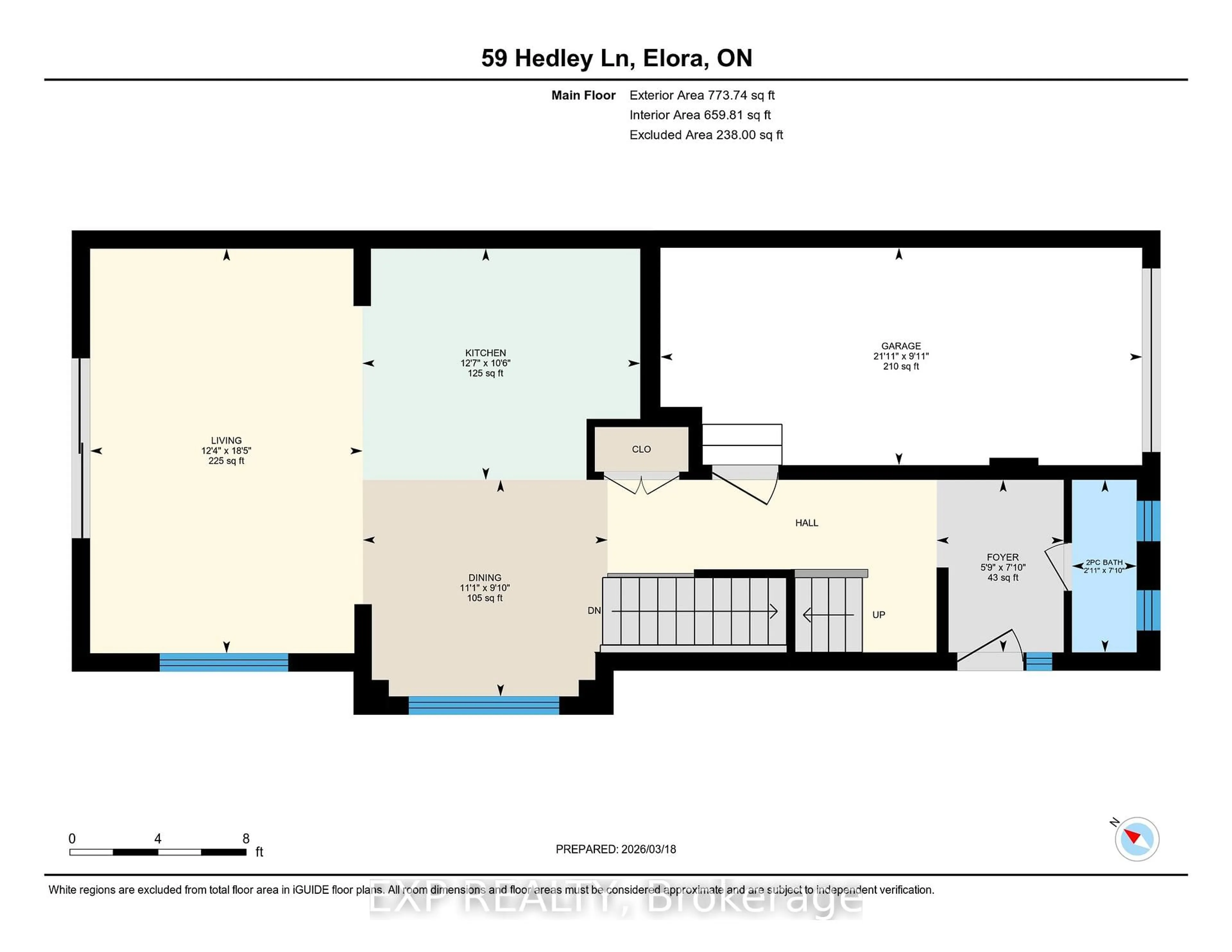 Floor plan for 59 Hedley Lane, Centre Wellington Ontario N0B 1S0