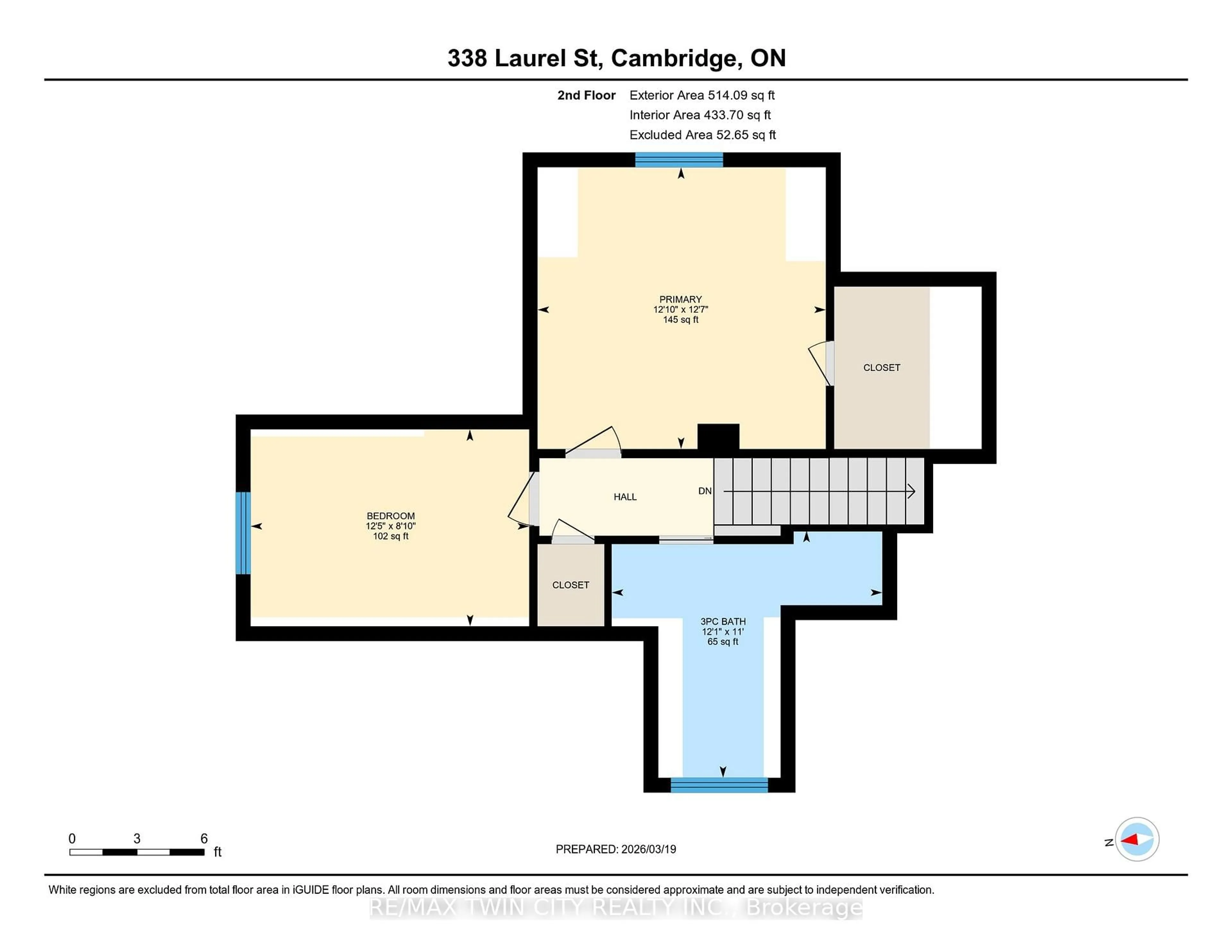 Floor plan for 338 LAUREL St, Cambridge Ontario N3H 3Y8