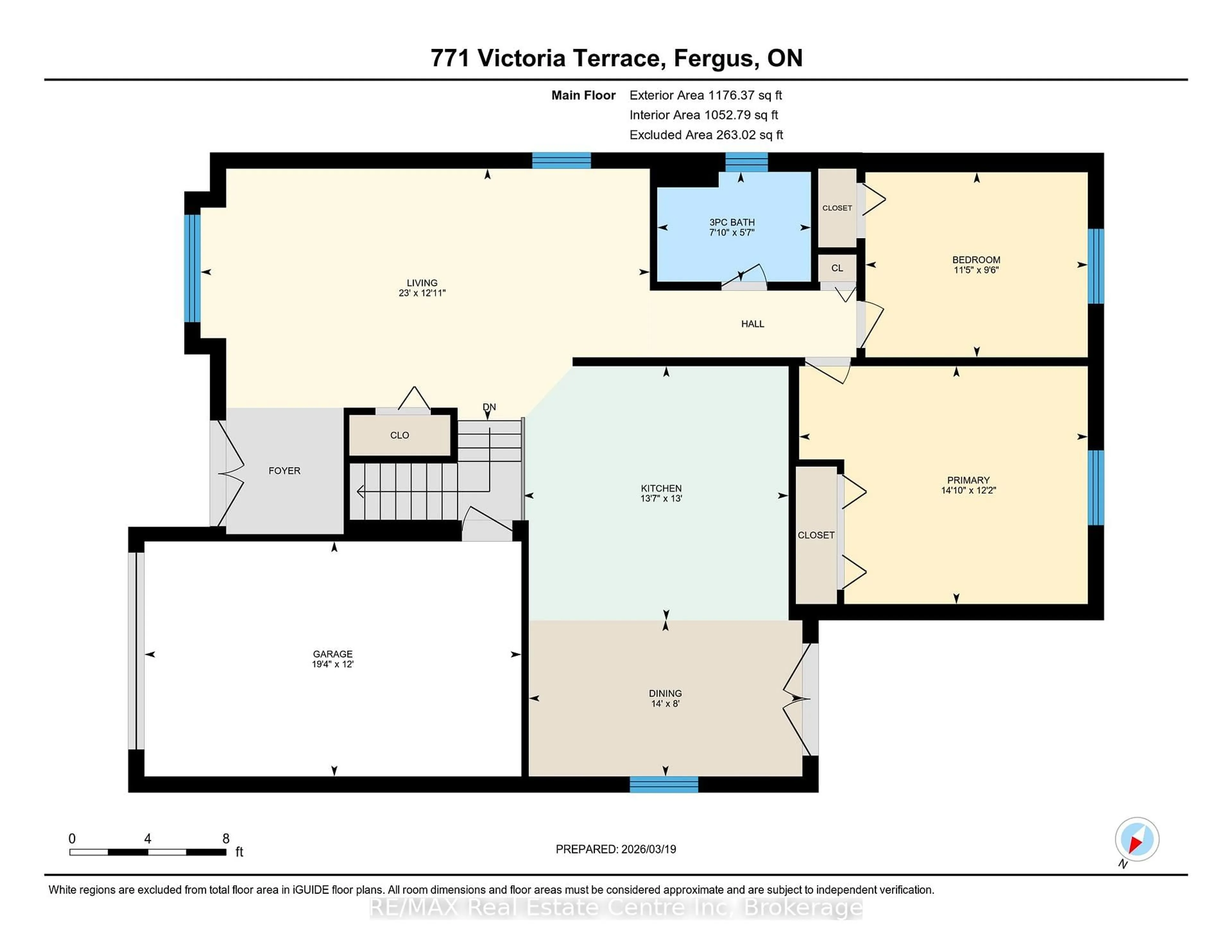 Floor plan for 771 Victoria Terr, Centre Wellington Ontario N1M 3L5