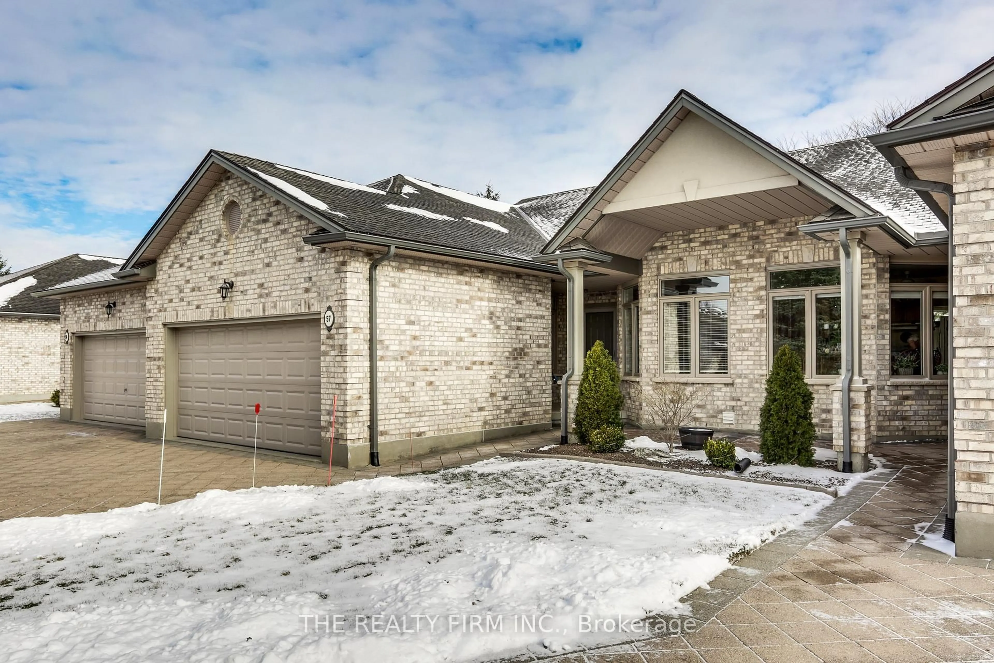 Home with brick exterior material, street for 44 Edgevalley Rd #57, London East Ontario N5Y 5P7