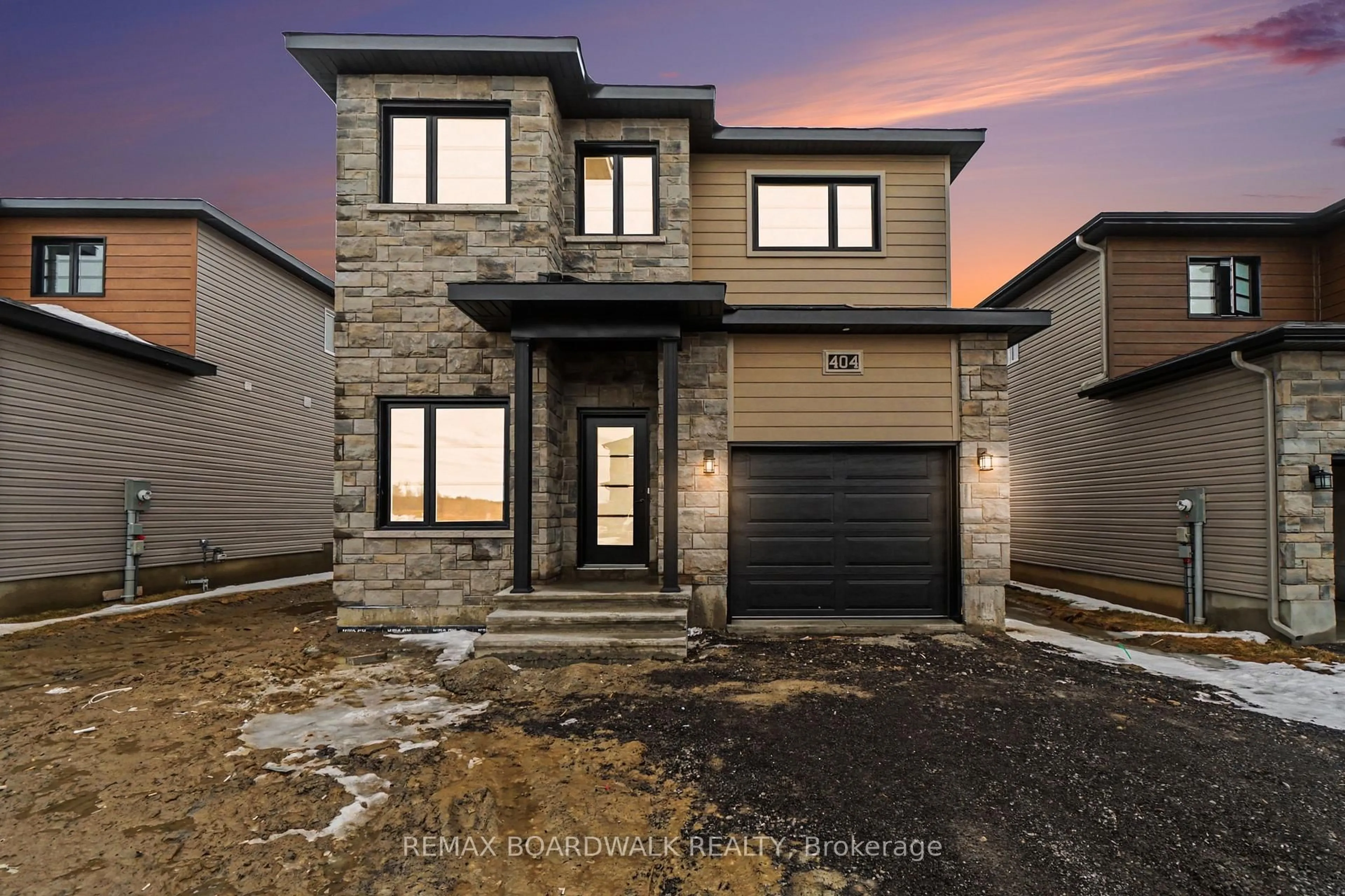 Home with brick exterior material, street for 404 FALCON Lane, Russell Ontario K4R 1E5