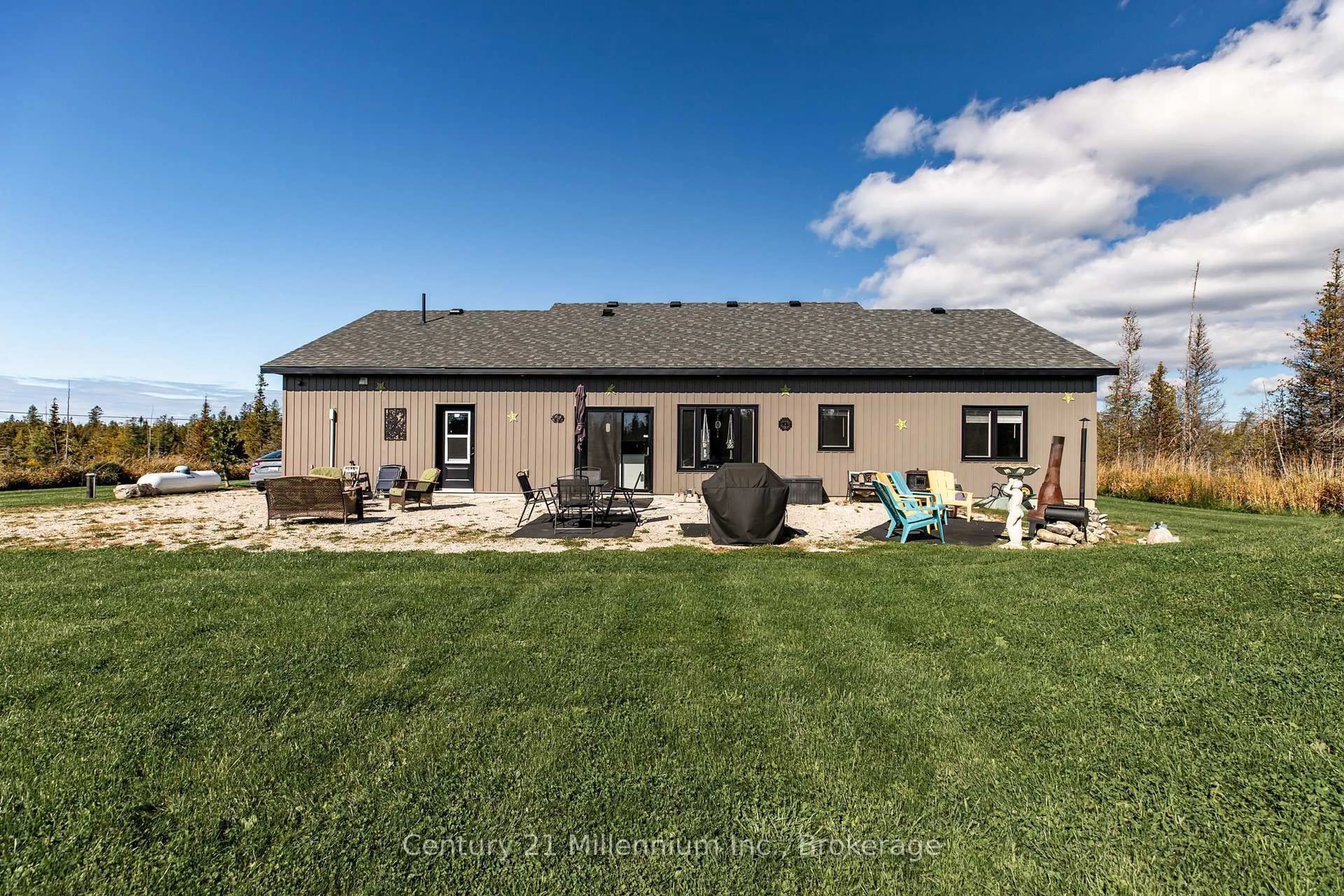 A pic from outside/outdoor area/front of a property/back of a property/a pic from drone, unknown for 621 Lindsay  30 Rd, Northern Bruce Peninsula Ontario N0H 1Z0