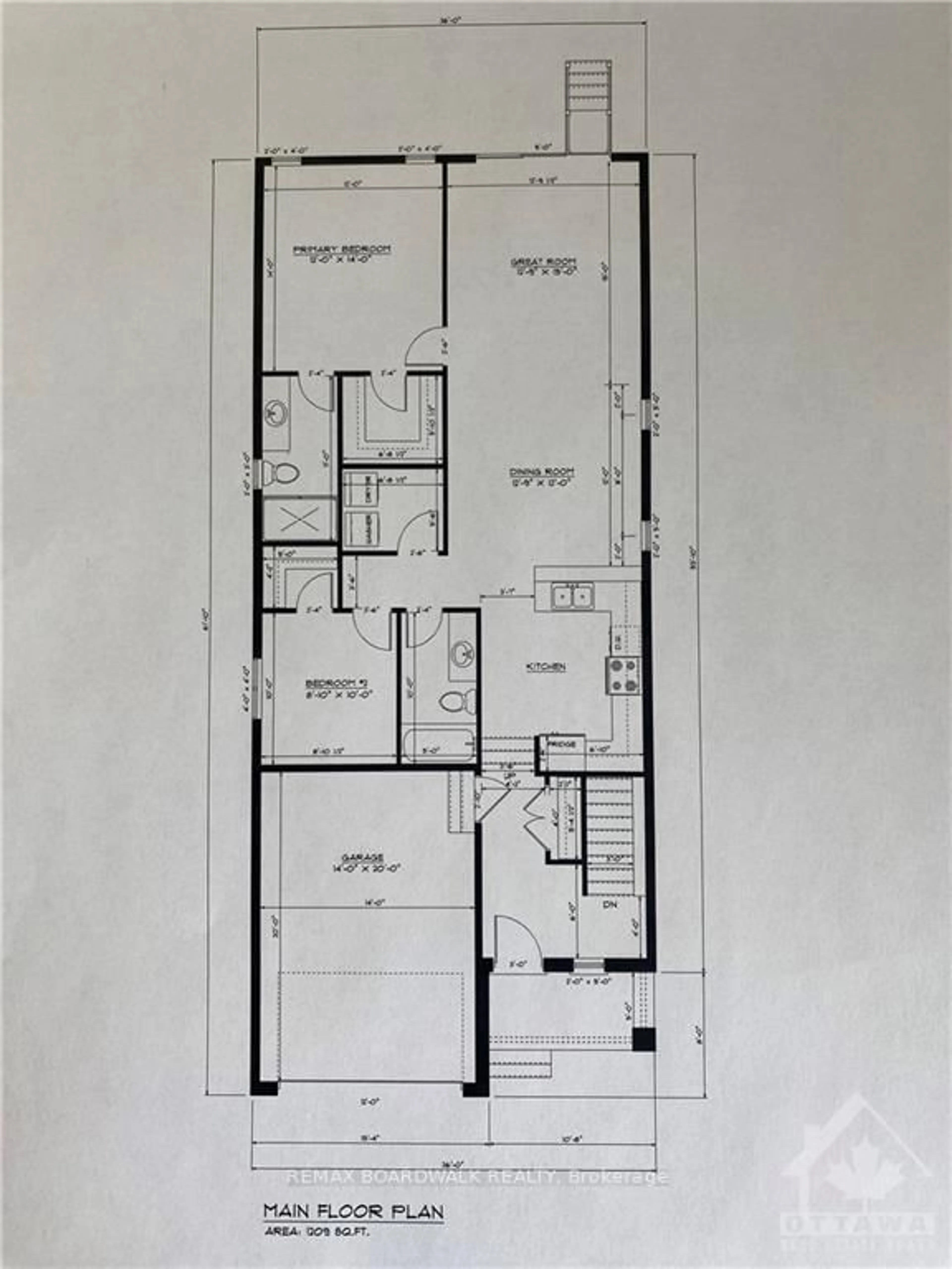 Floor plan for Lot 47 FALCON Lane, Russell Ontario K4R 1E5