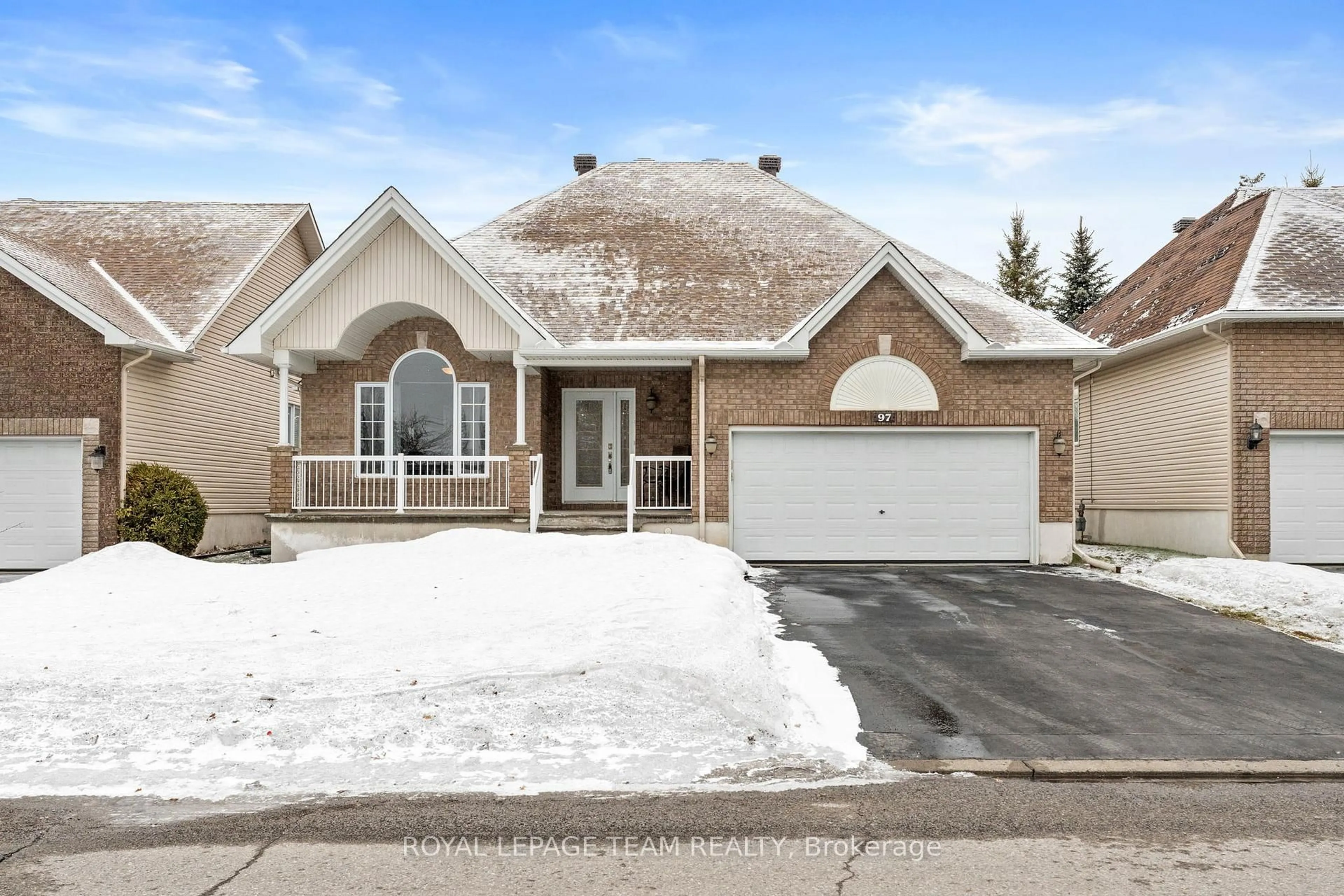 Home with brick exterior material, street for 97 Lloydalex Cres, Ottawa Ontario K2S 2E8