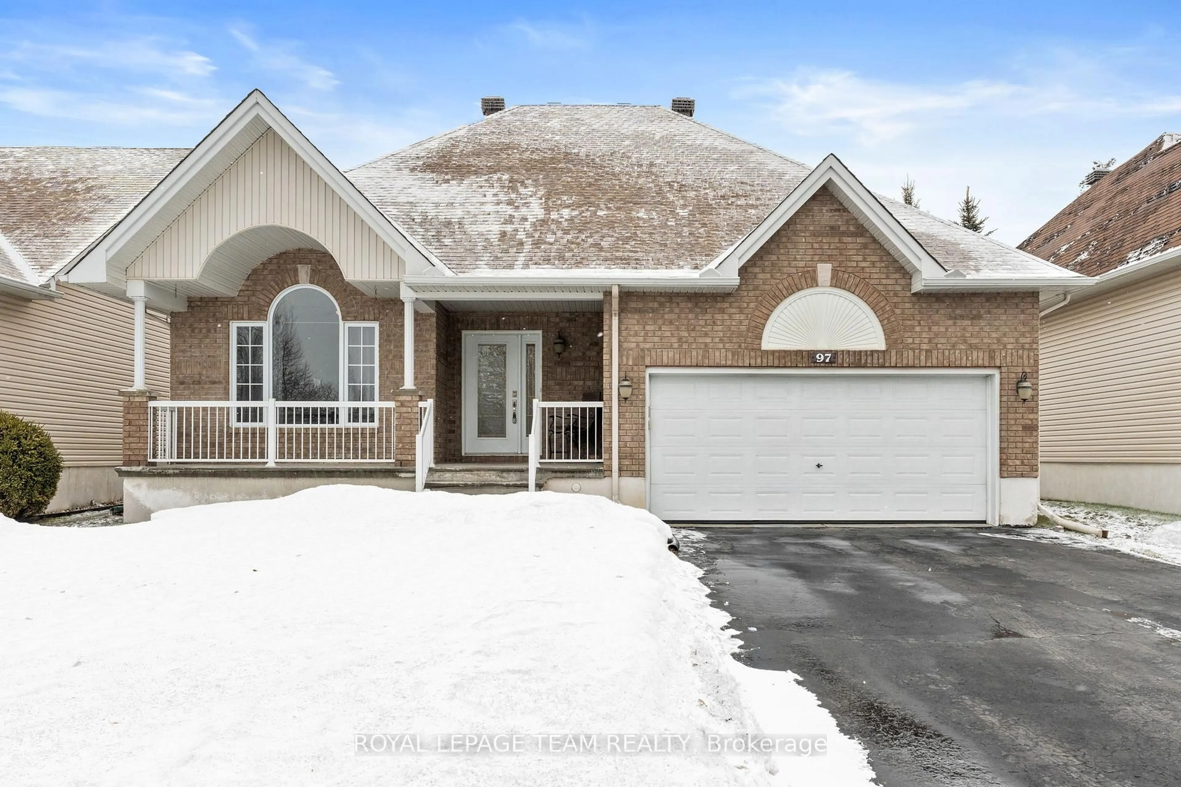 Home with brick exterior material, street for 97 Lloydalex Cres, Ottawa Ontario K2S 2E8