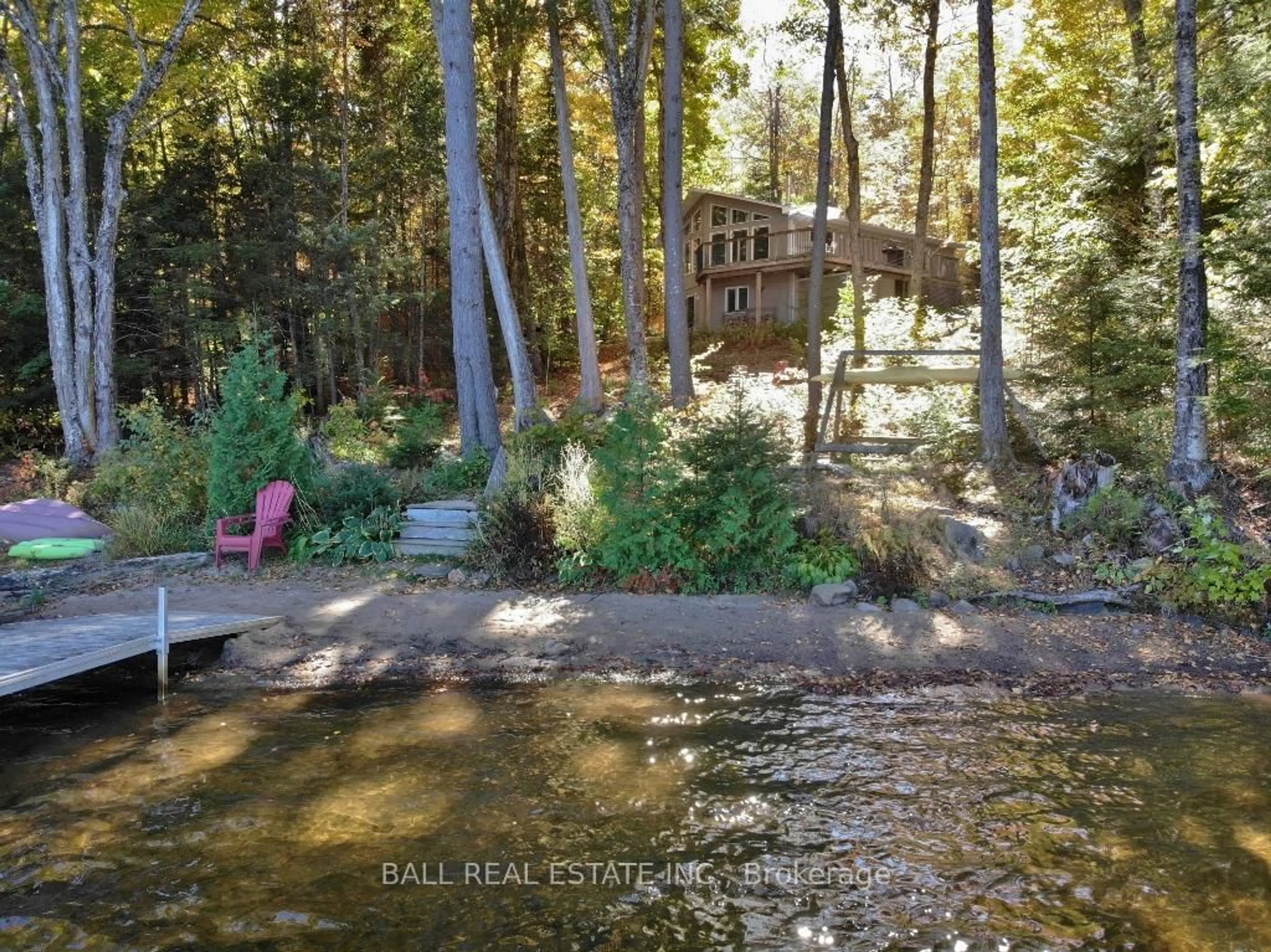 Patio, water/lake/river/ocean view for 1144 Jordan Lake Rd, Highlands East Ontario K0L 2A0