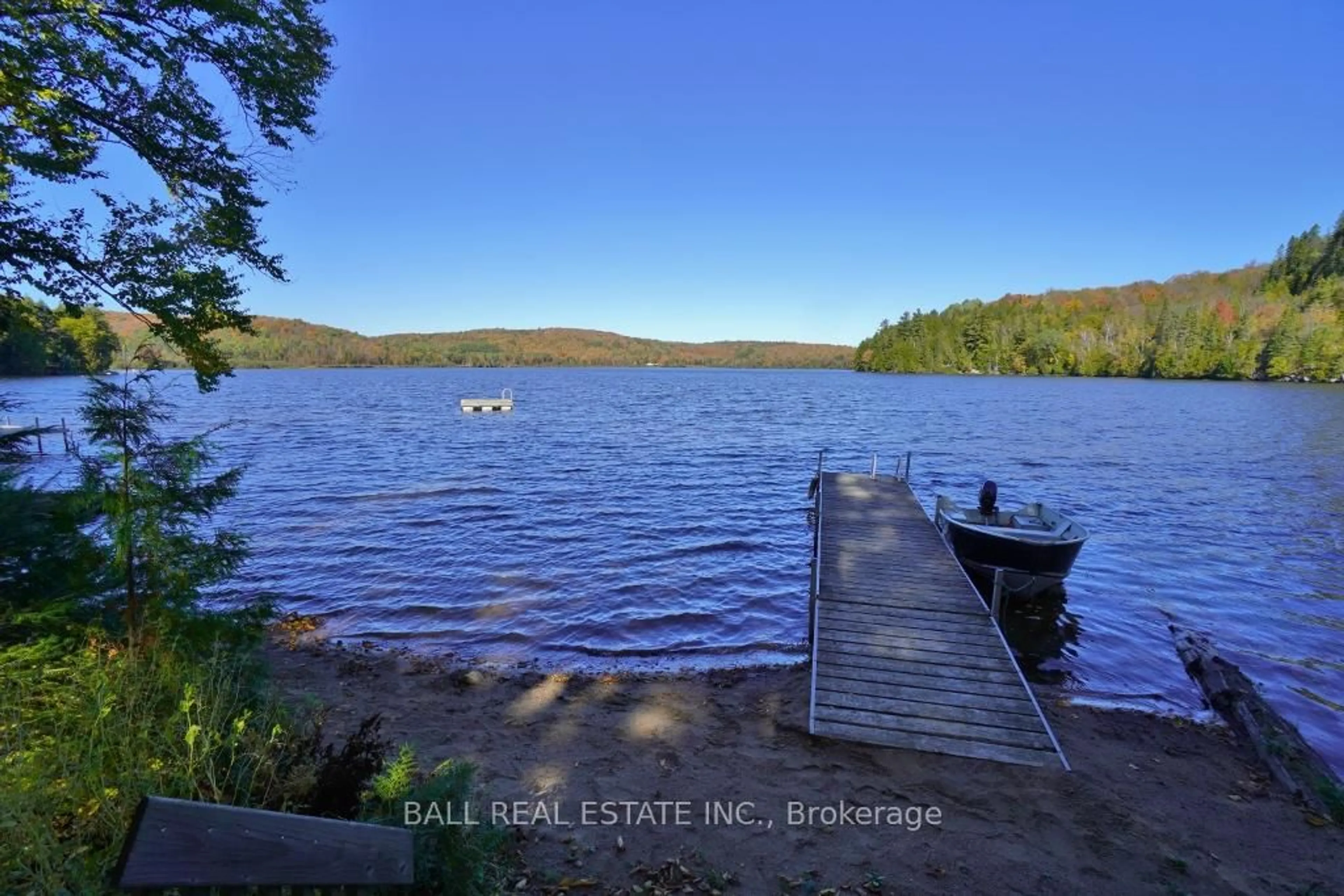 A pic from outside/outdoor area/front of a property/back of a property/a pic from drone, water/lake/river/ocean view for 1144 Jordan Lake Rd, Highlands East Ontario K0L 2A0